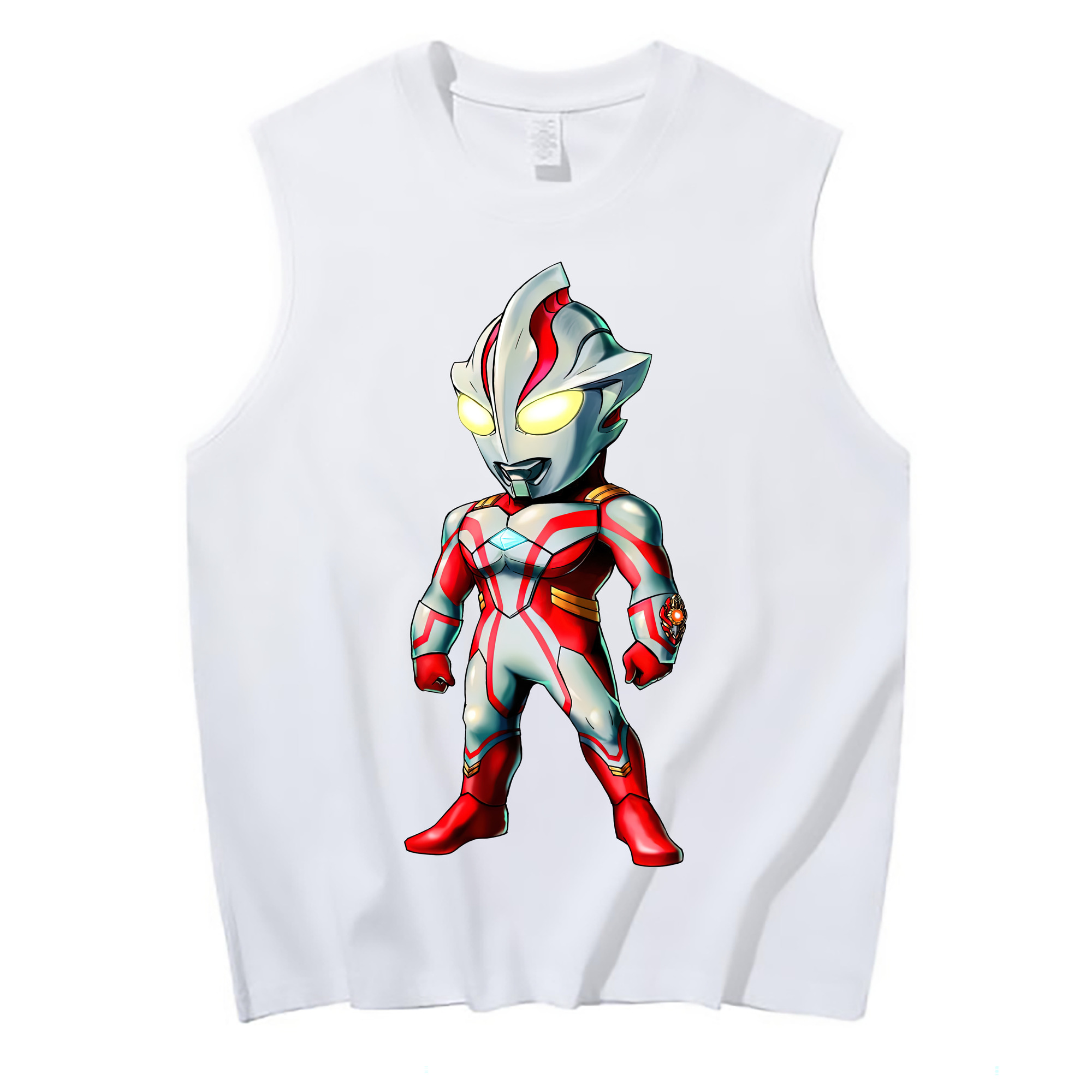 （画像用） ウルトラマン Ultraman コットン100％タンクトップ（フロントプリント）