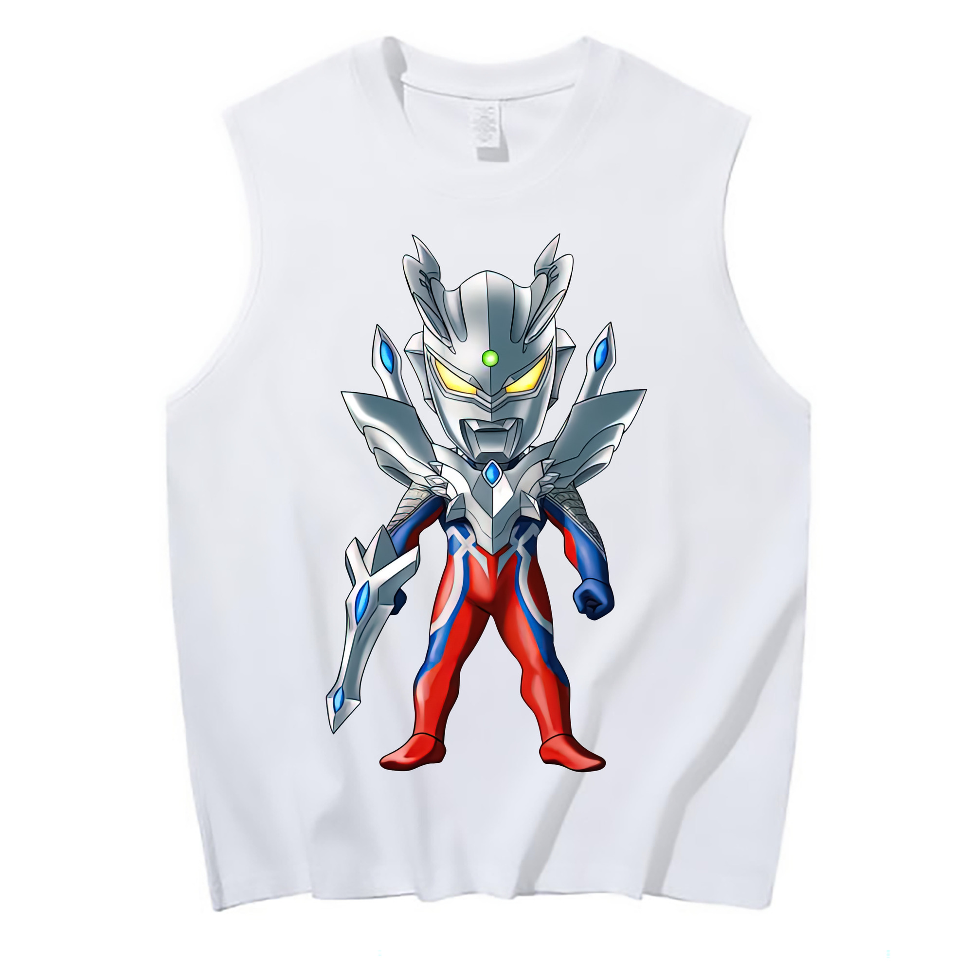 （画像用） ウルトラマン Ultraman コットン100％タンクトップ（フロントプリント）