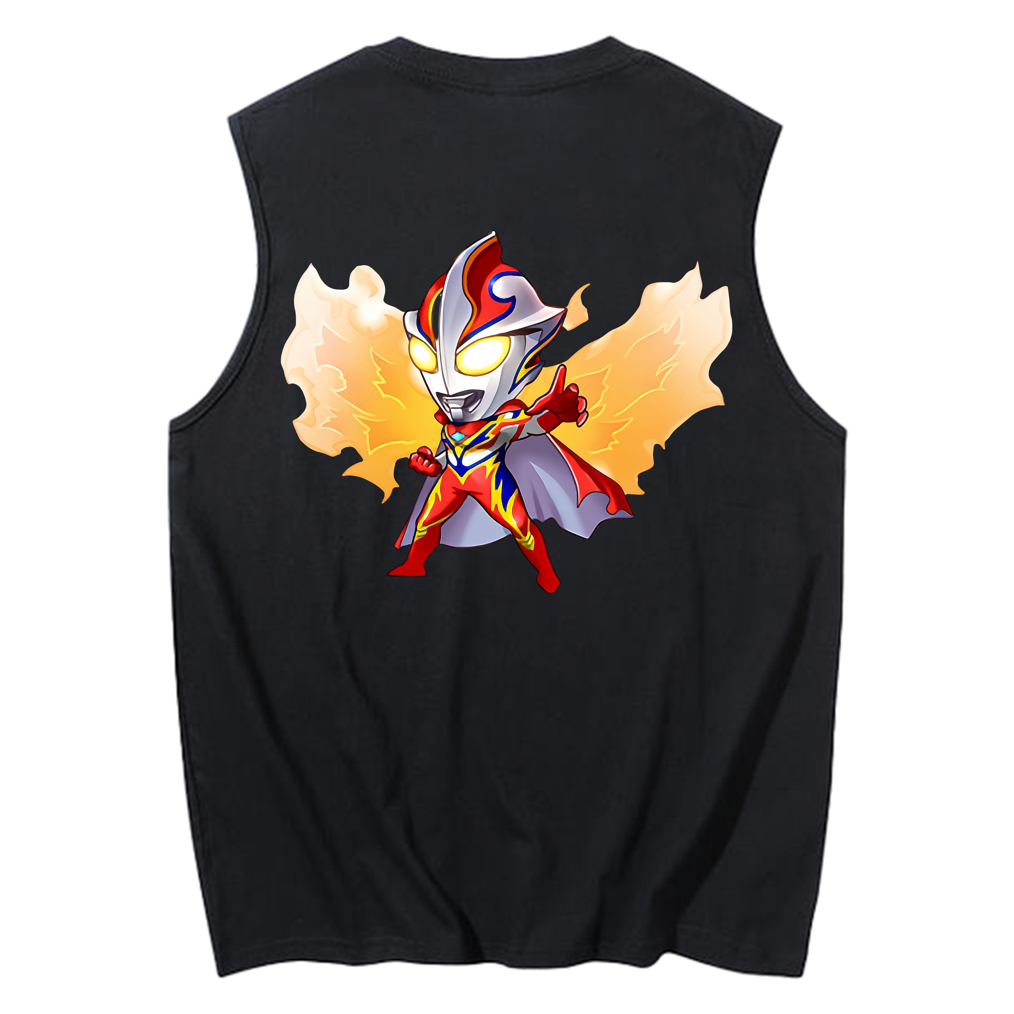（画像用） ウルトラマン Ultraman コットン100％タンクトップ（背面プリント）