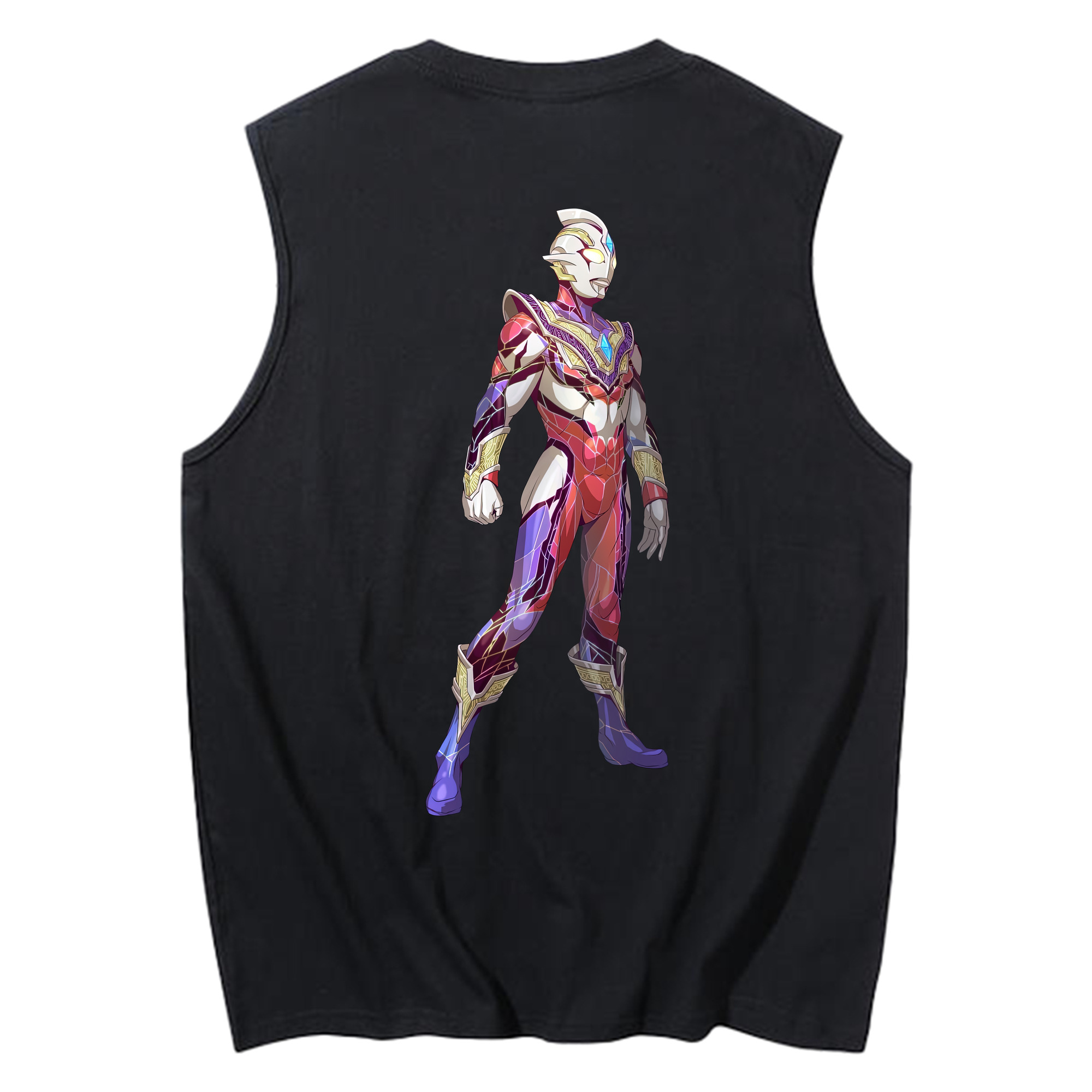 （画像用） ウルトラマン Ultraman コットン100％タンクトップ（背面プリント）