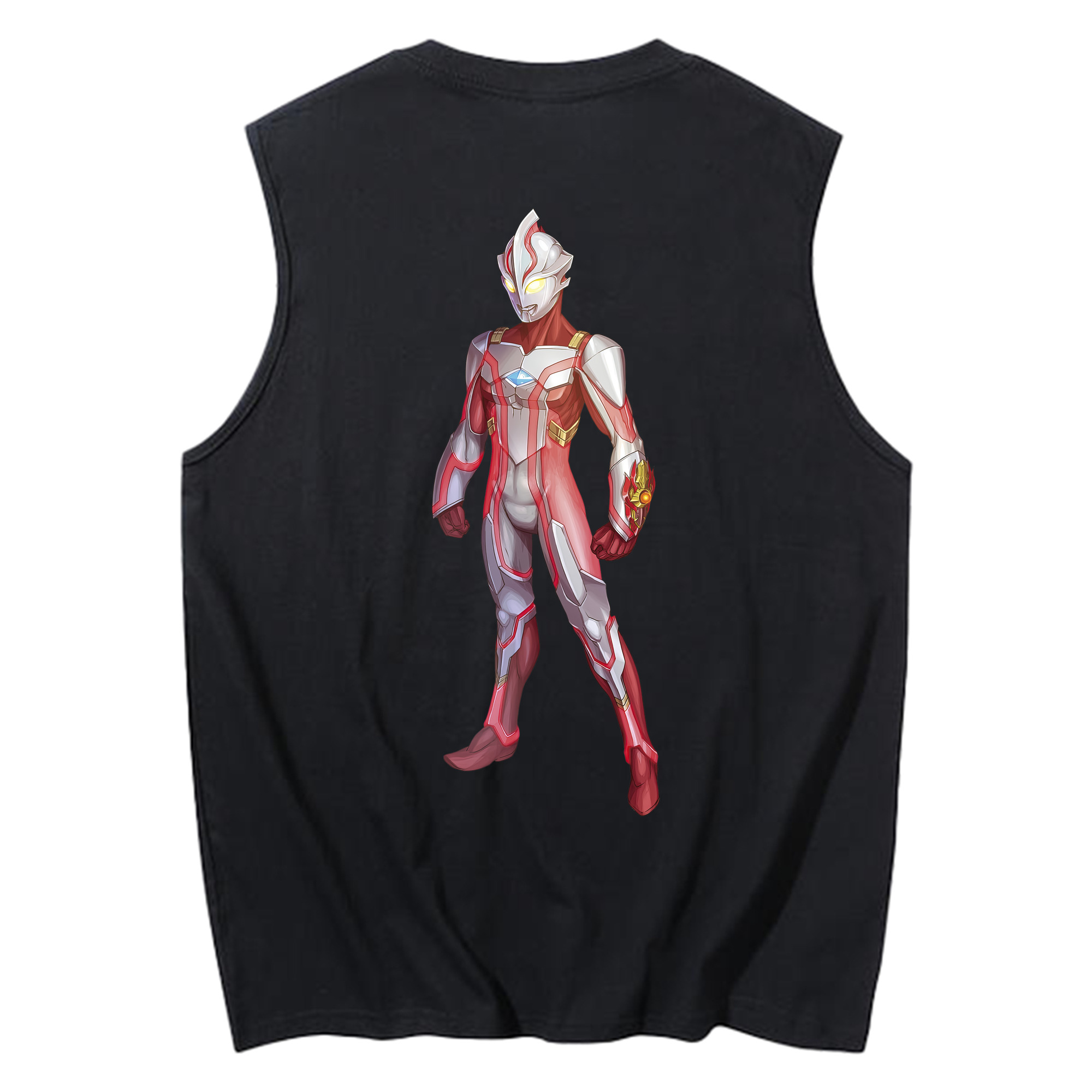 （画像用） ウルトラマン Ultraman コットン100％タンクトップ（背面プリント）