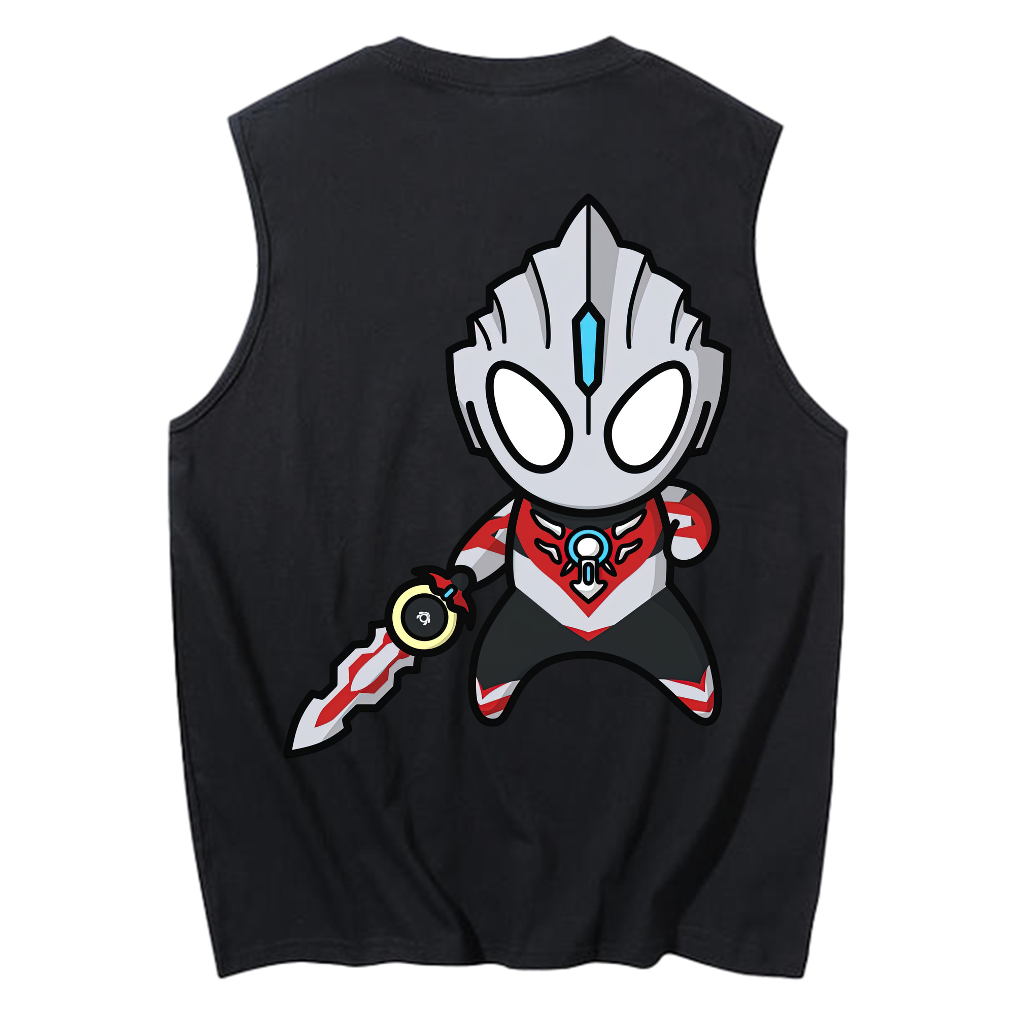 （画像用） ウルトラマン Ultraman コットン100％タンクトップ（背面プリント）