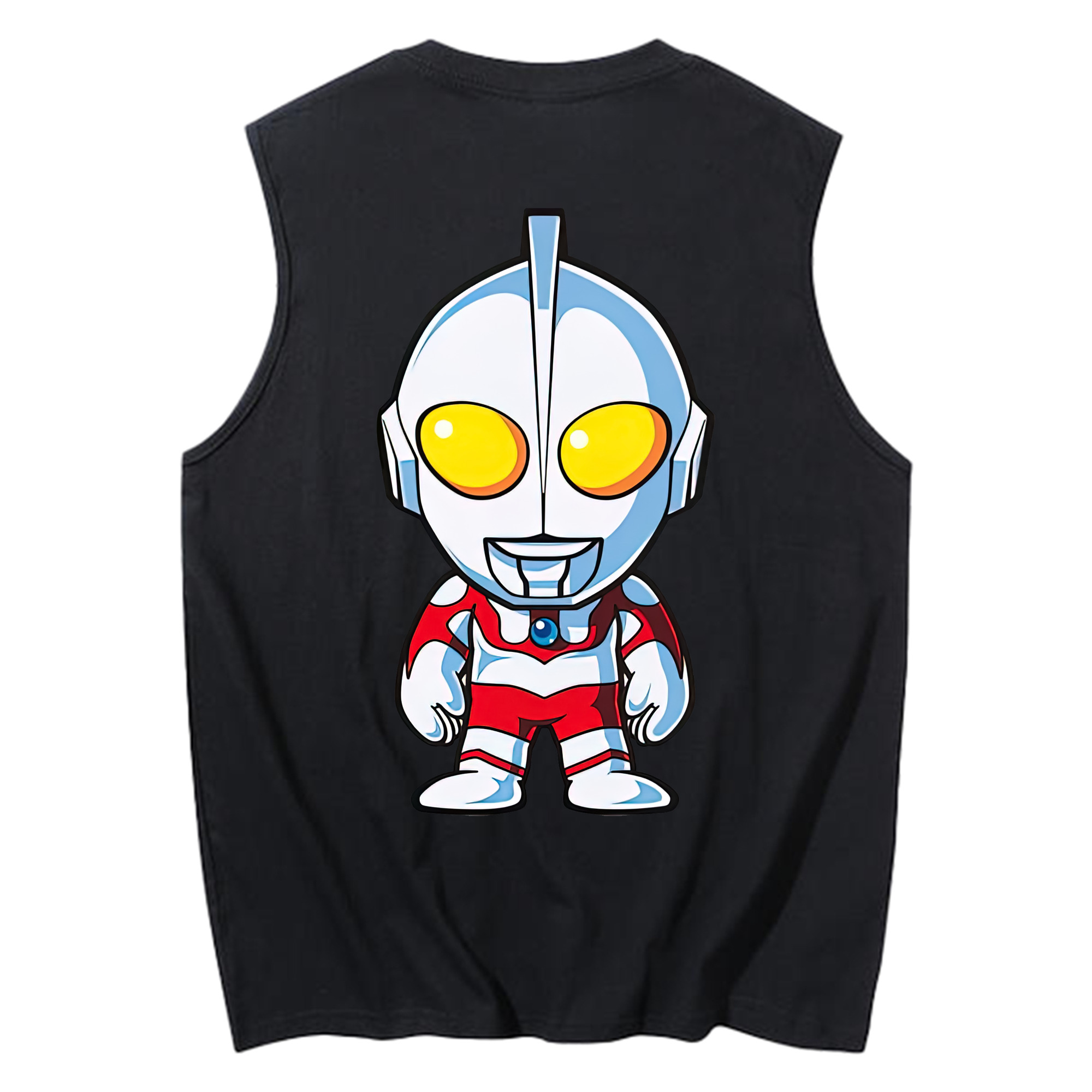 （画像用） ウルトラマン Ultraman コットン100％タンクトップ（背面プリント）