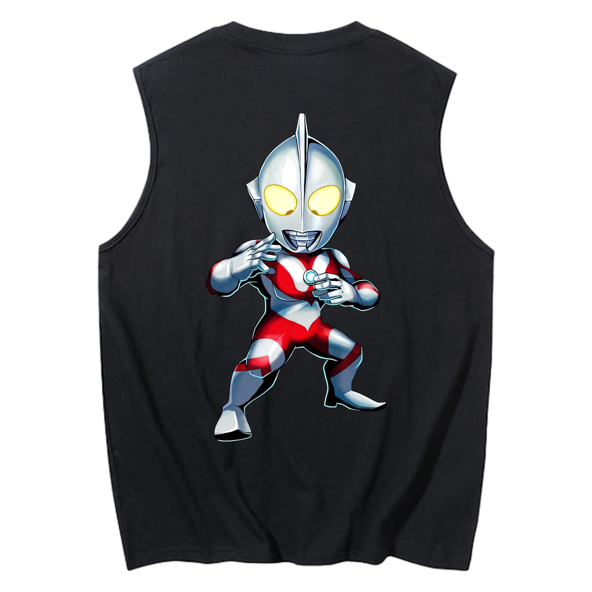 （画像用） ウルトラマン Ultraman コットン100％タンクトップ（背面プリント）