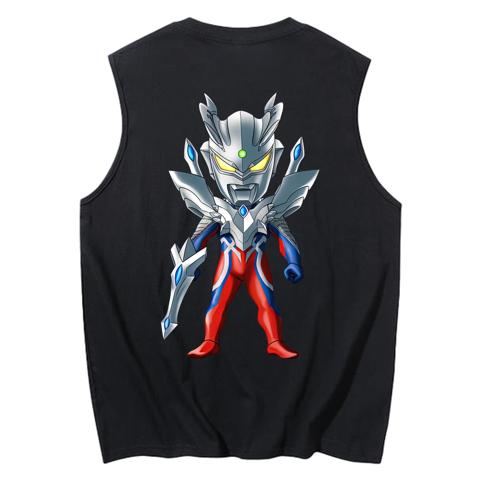 （画像用） ウルトラマン Ultraman コットン100％タンクトップ（背面プリント）