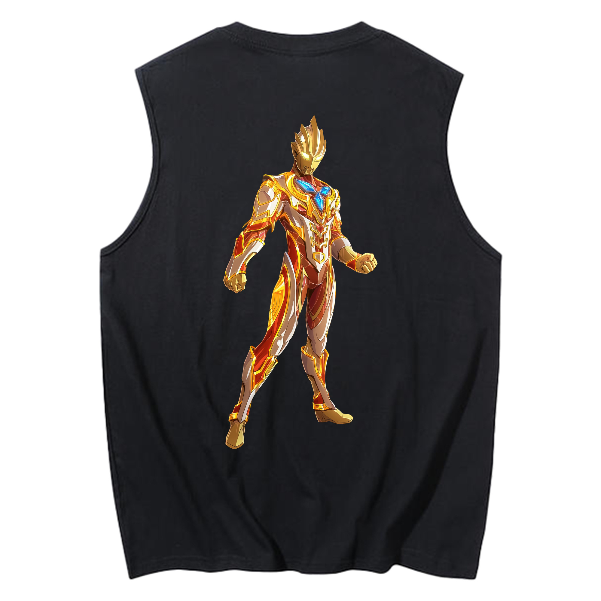 （画像用） ウルトラマン Ultraman コットン100％タンクトップ（背面プリント）