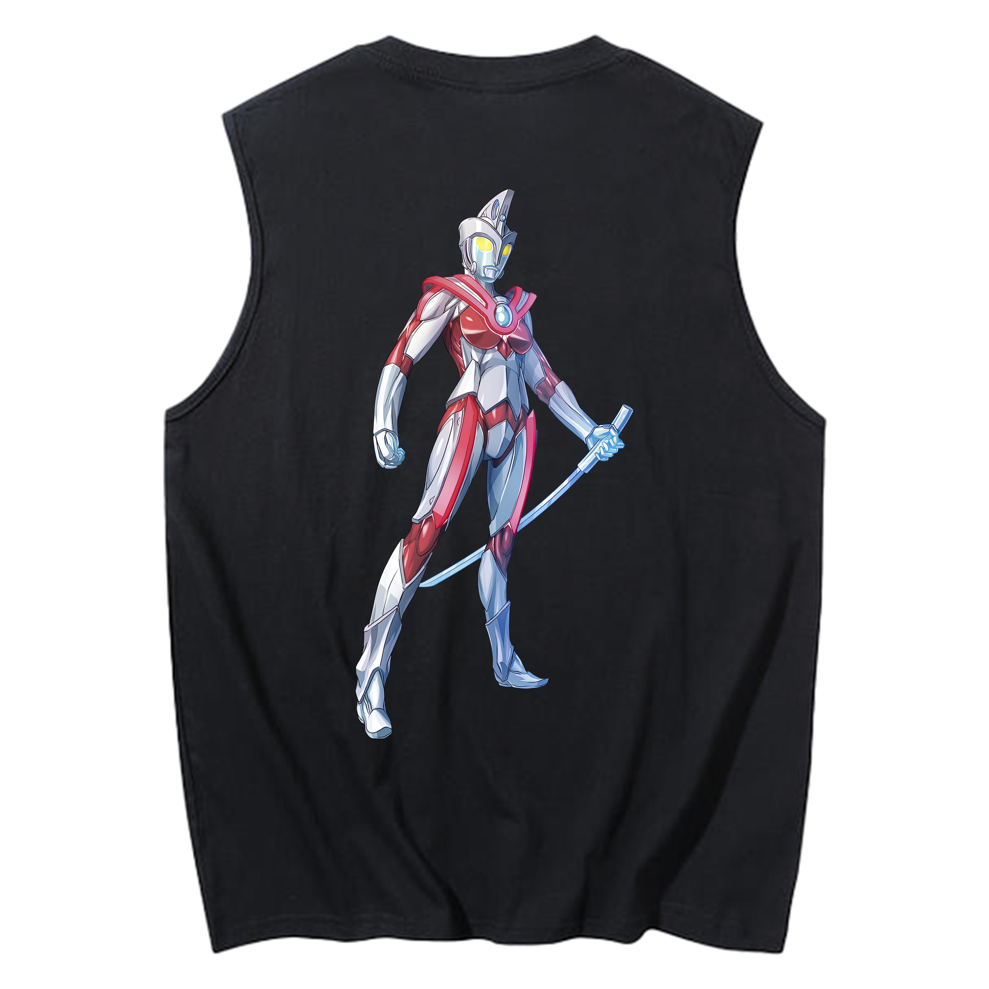 （画像用） ウルトラマン Ultraman コットン100％タンクトップ（背面プリント）