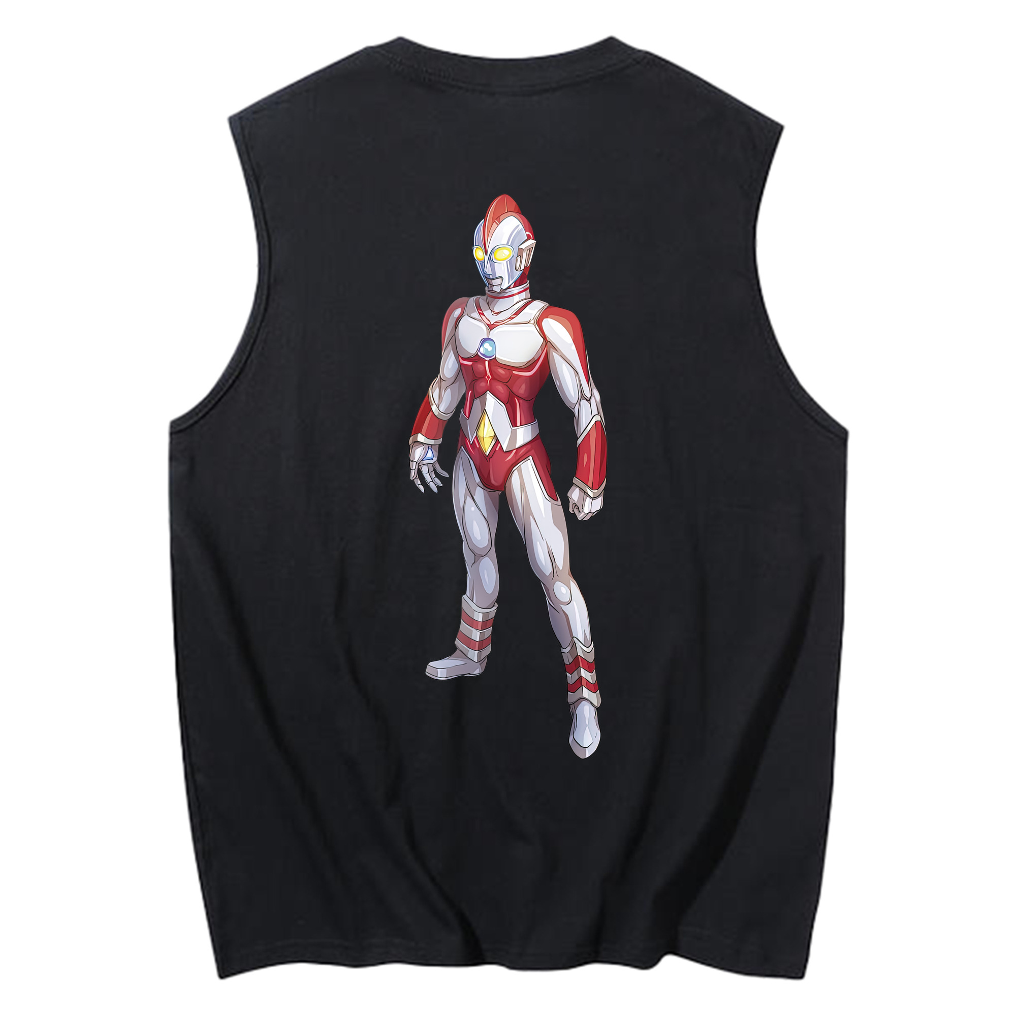 （画像用） ウルトラマン Ultraman コットン100％タンクトップ（背面プリント）