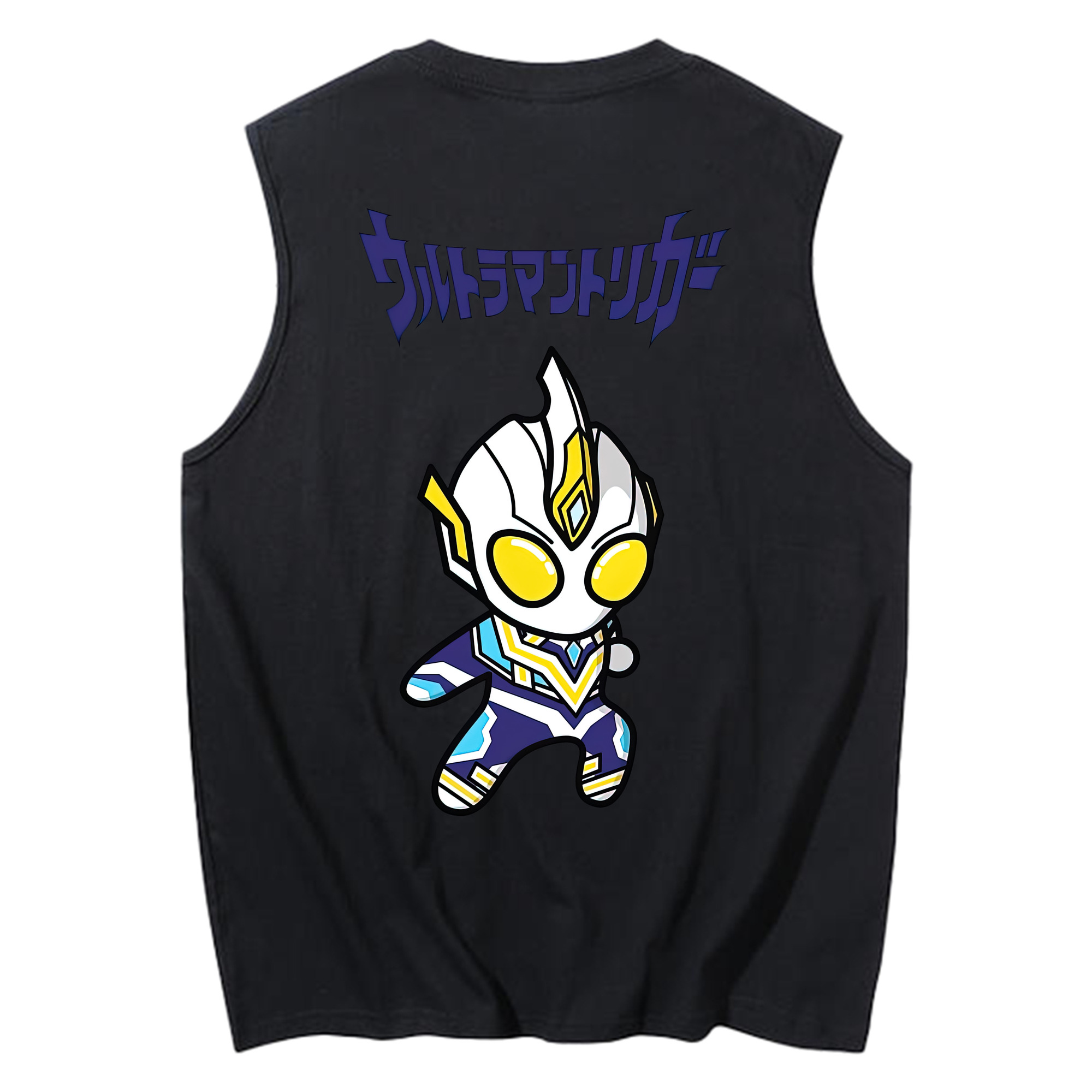 （画像用） ウルトラマン Ultraman コットン100％タンクトップ（背面プリント）
