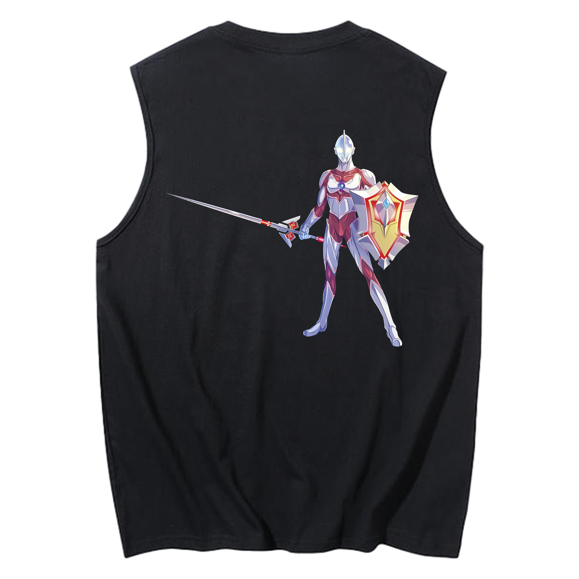 （画像用） ウルトラマン Ultraman コットン100％タンクトップ（背面プリント）