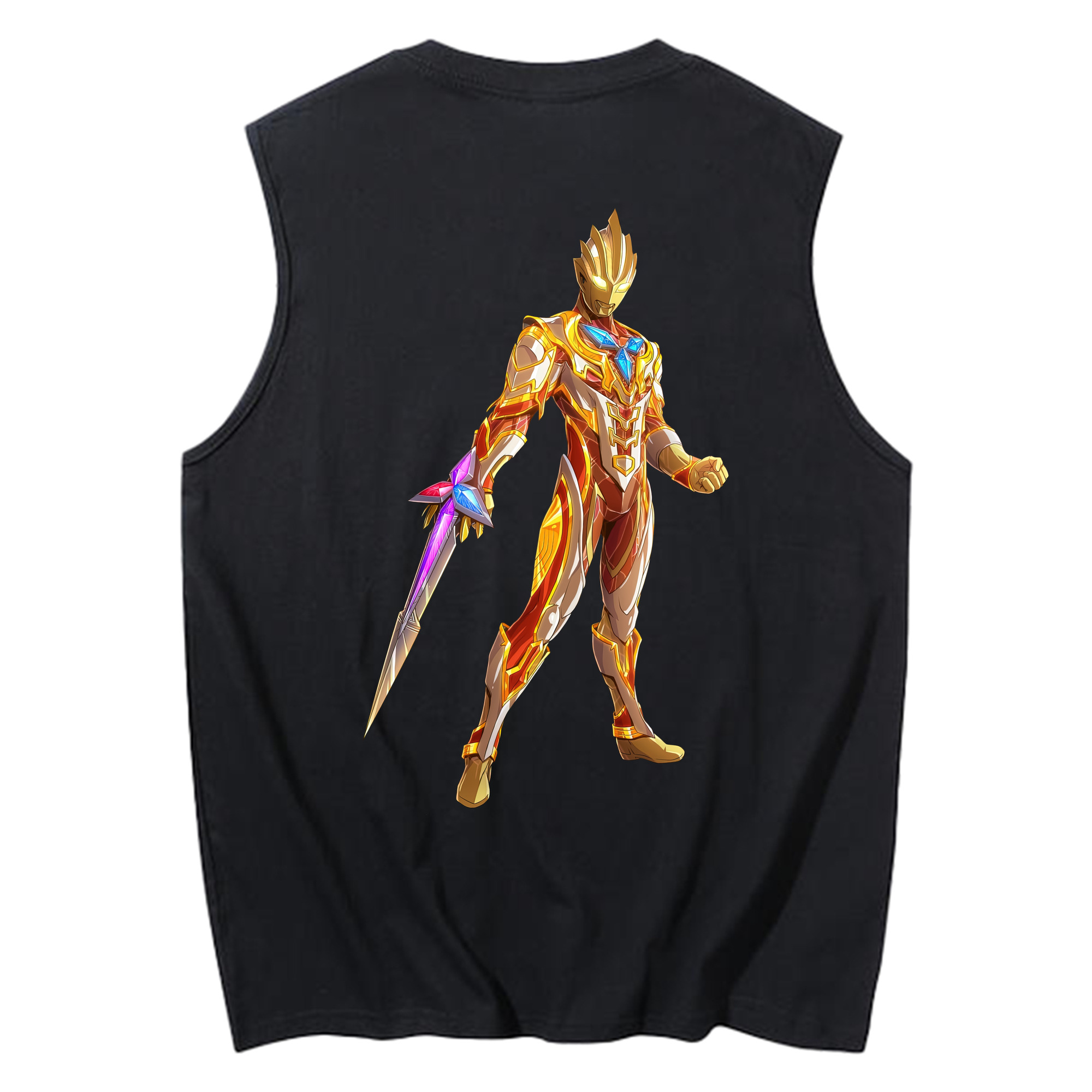 （画像用） ウルトラマン Ultraman コットン100％タンクトップ（背面プリント）