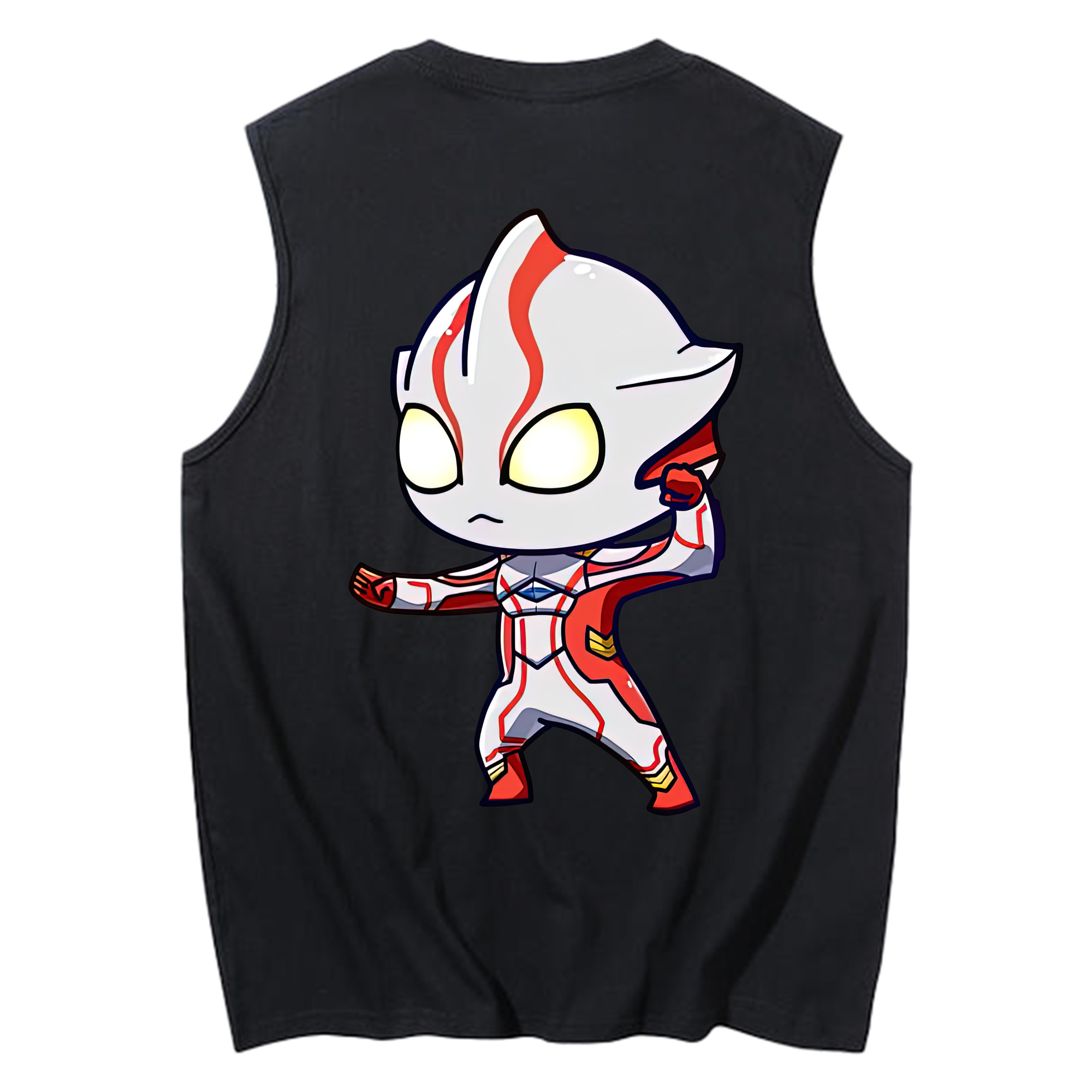 （画像用） ウルトラマン Ultraman コットン100％タンクトップ（背面プリント）