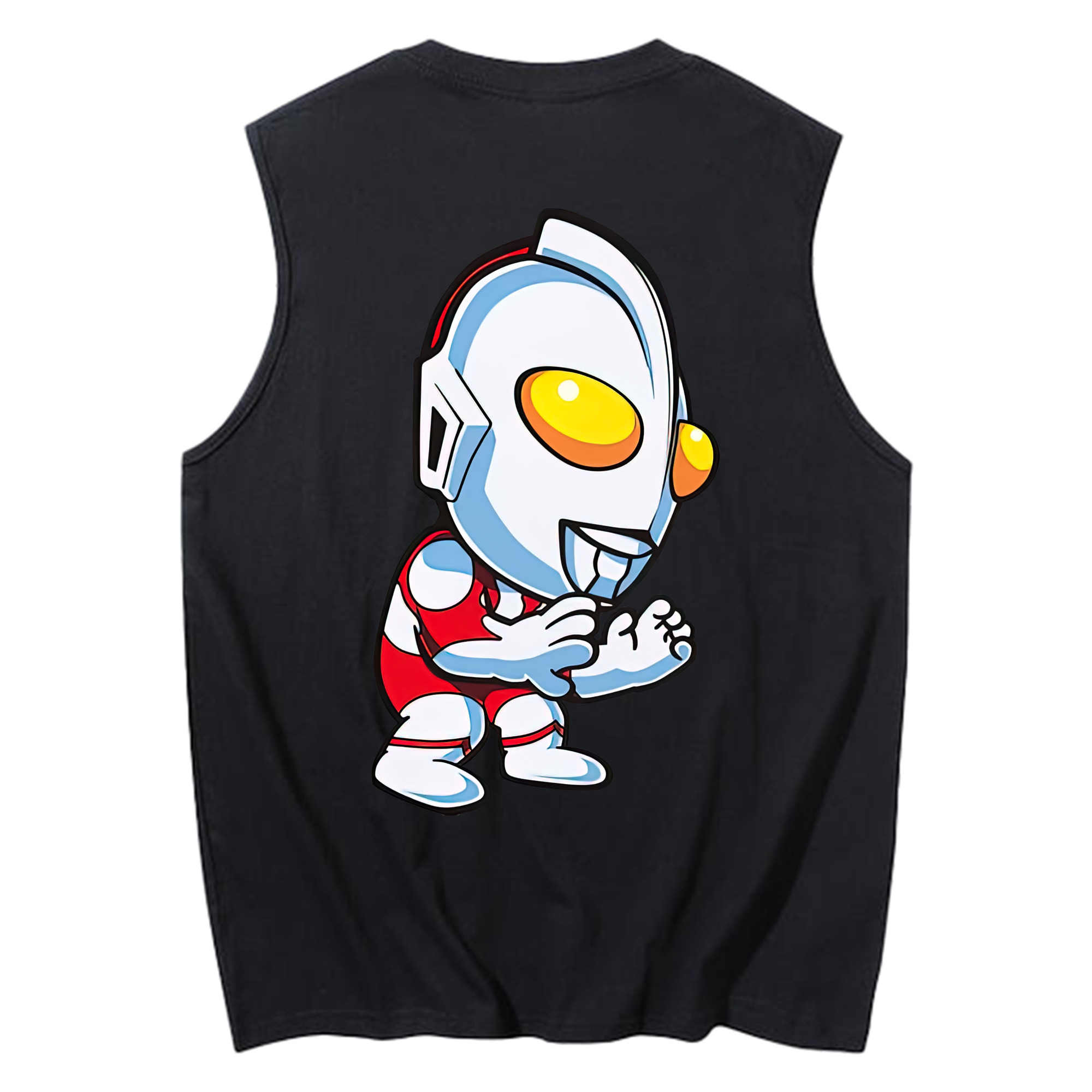（画像用） ウルトラマン Ultraman コットン100％タンクトップ（背面プリント）