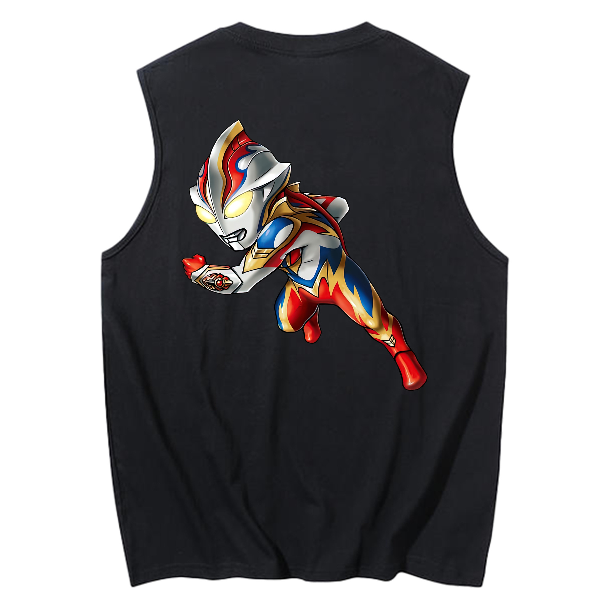 （画像用） ウルトラマン Ultraman コットン100％タンクトップ（背面プリント）