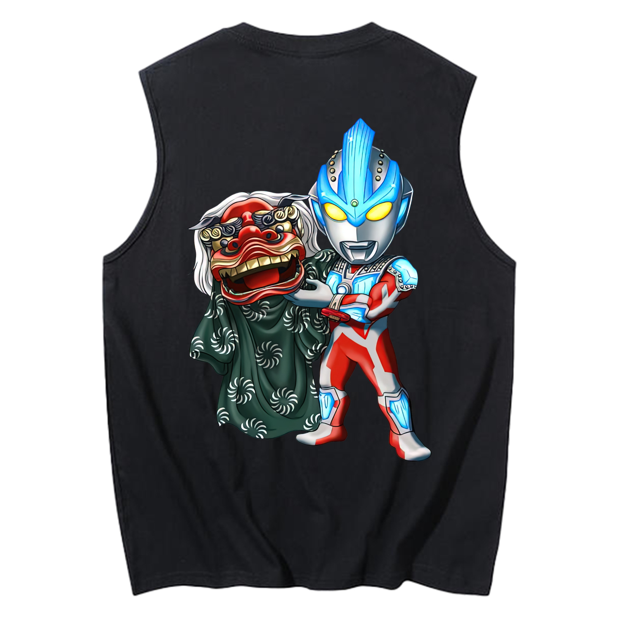 （画像用） ウルトラマン Ultraman コットン100％タンクトップ（背面プリント）