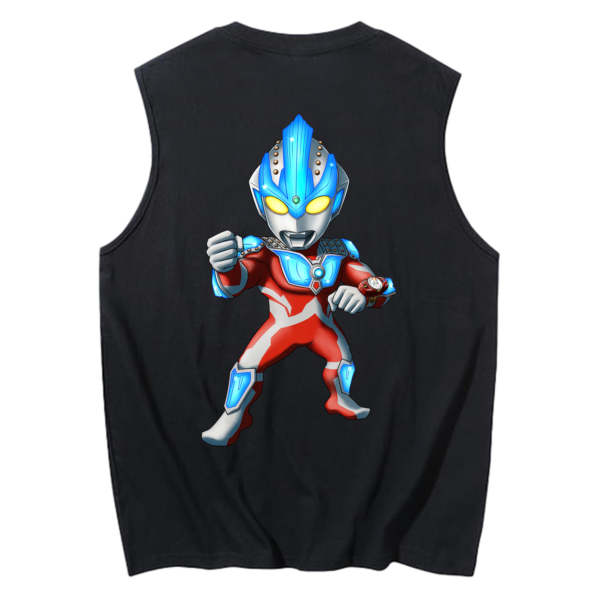 （画像用） ウルトラマン Ultraman コットン100％タンクトップ（背面プリント）