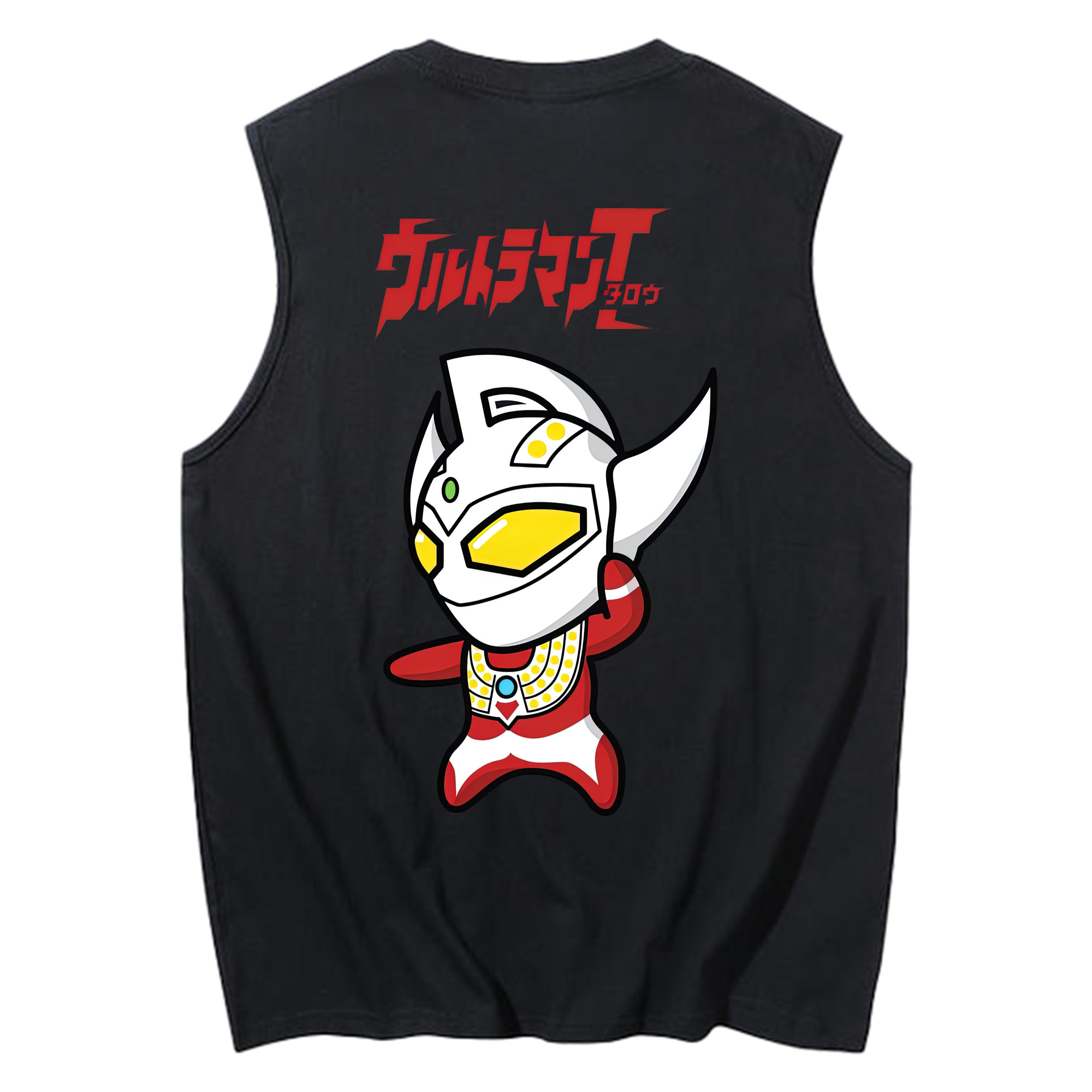 （画像用） ウルトラマン Ultraman コットン100％タンクトップ（背面プリント）