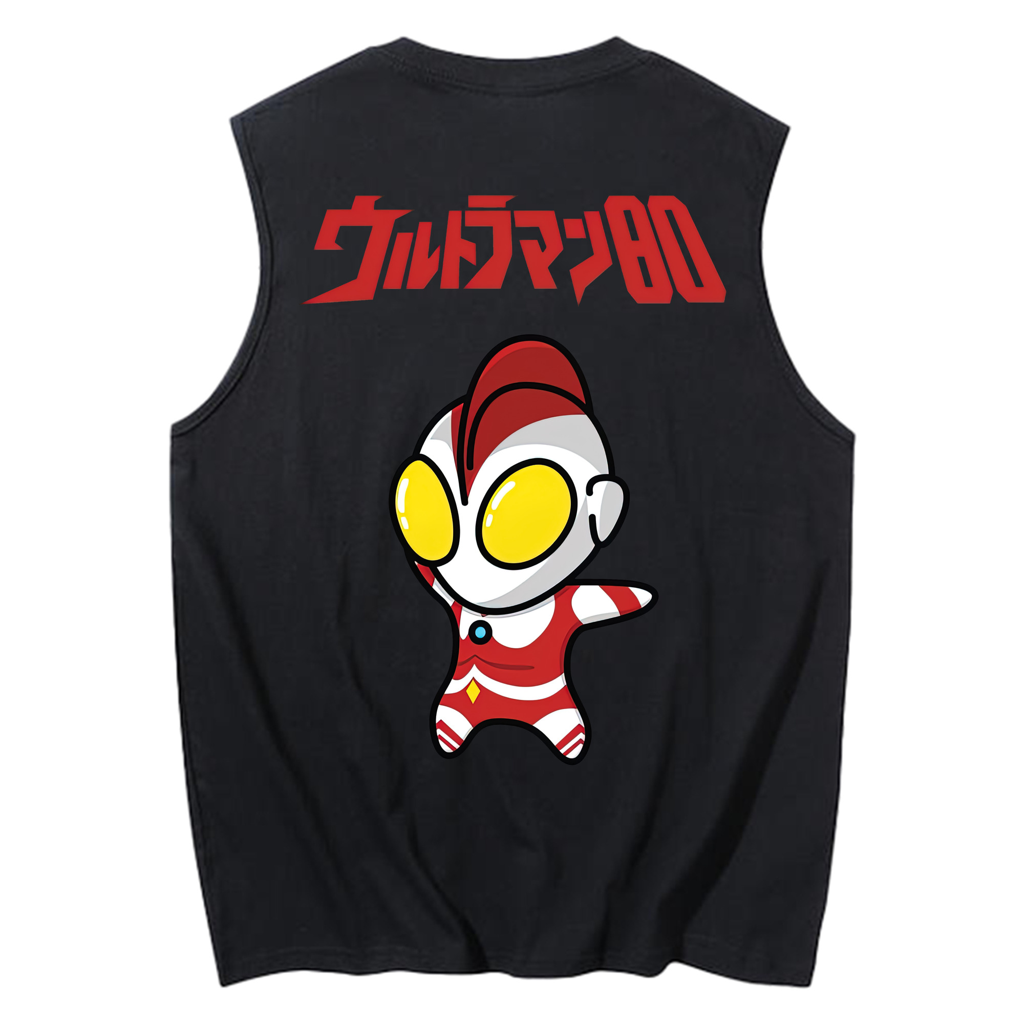 （画像用） ウルトラマン Ultraman コットン100％タンクトップ（背面プリント）