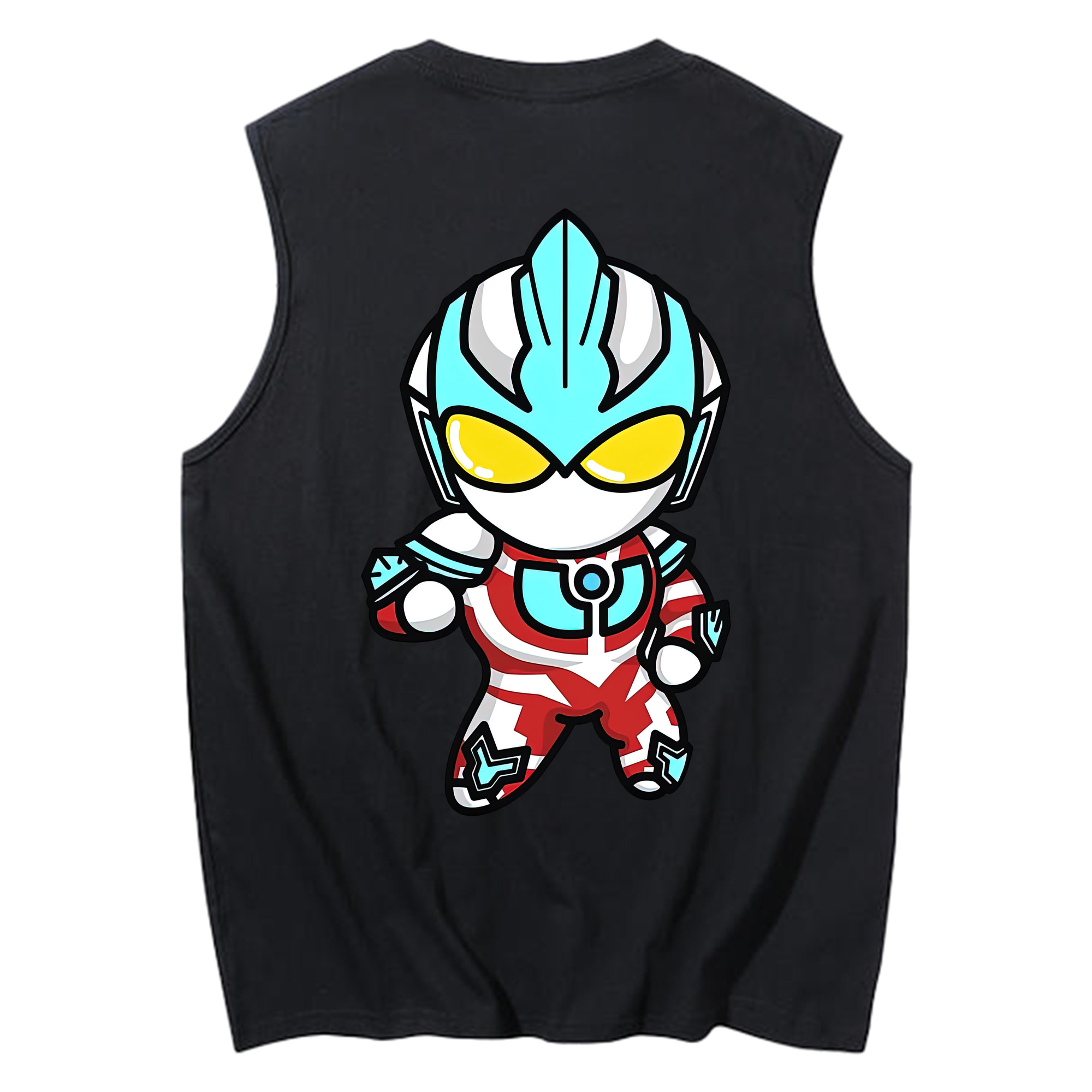 （画像用） ウルトラマン Ultraman コットン100％タンクトップ（背面プリント）