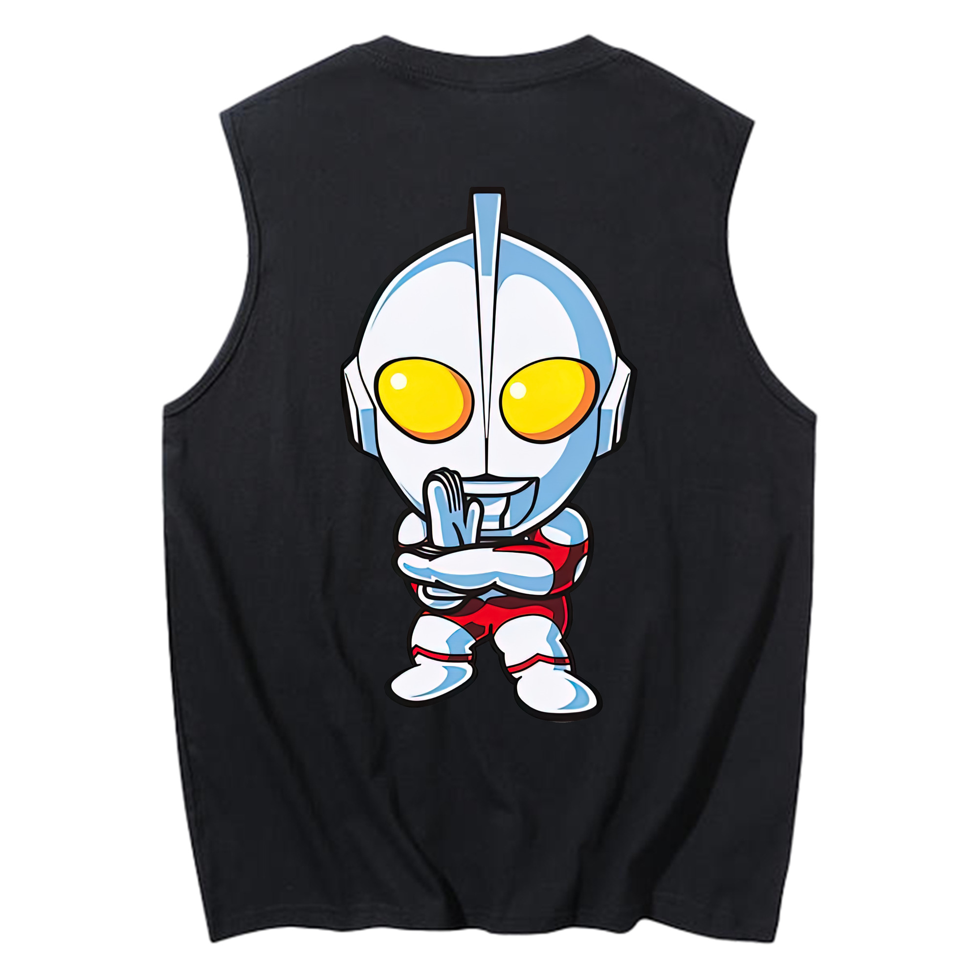 （画像用） ウルトラマン Ultraman コットン100％タンクトップ（背面プリント）