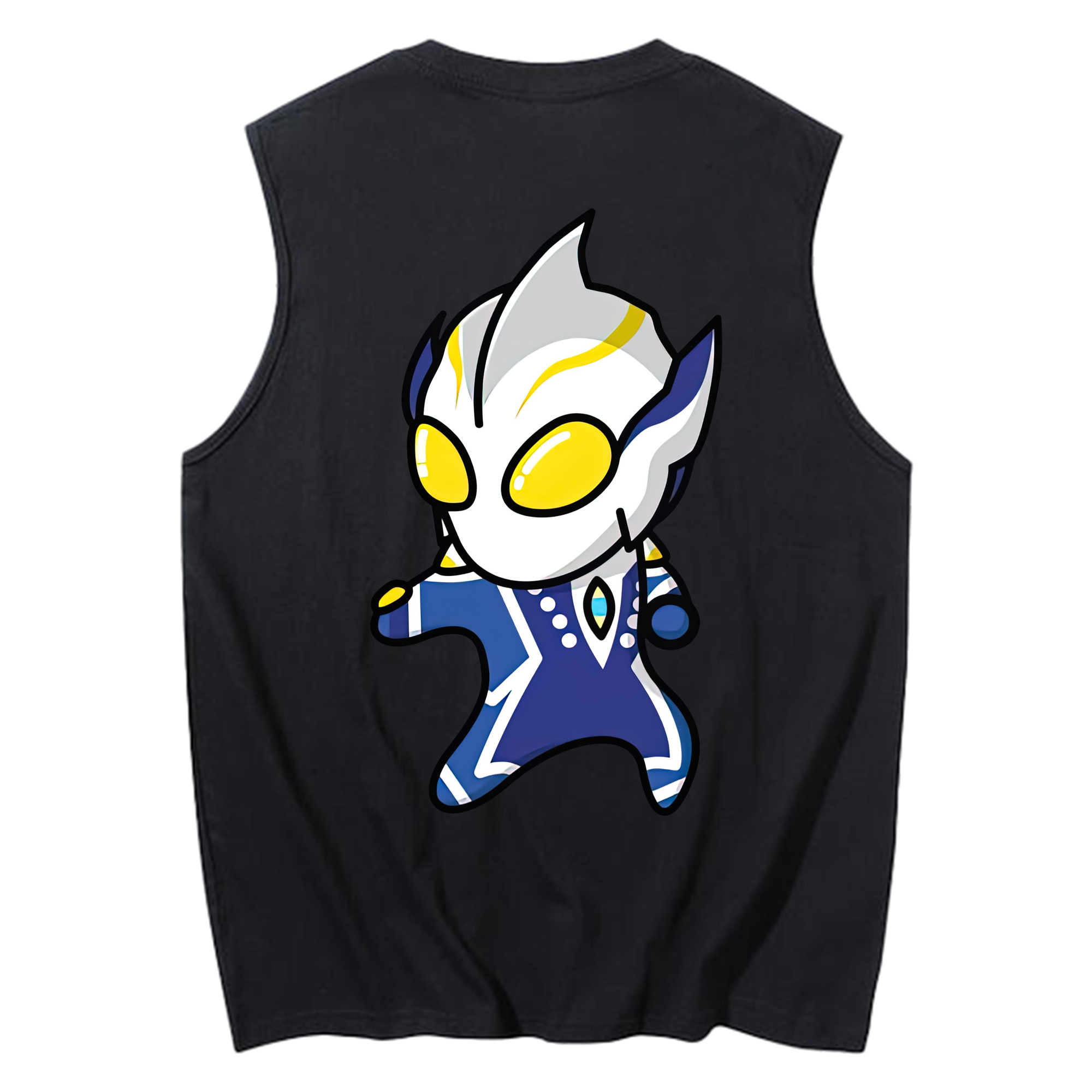 （画像用） ウルトラマン Ultraman コットン100％タンクトップ（背面プリント）