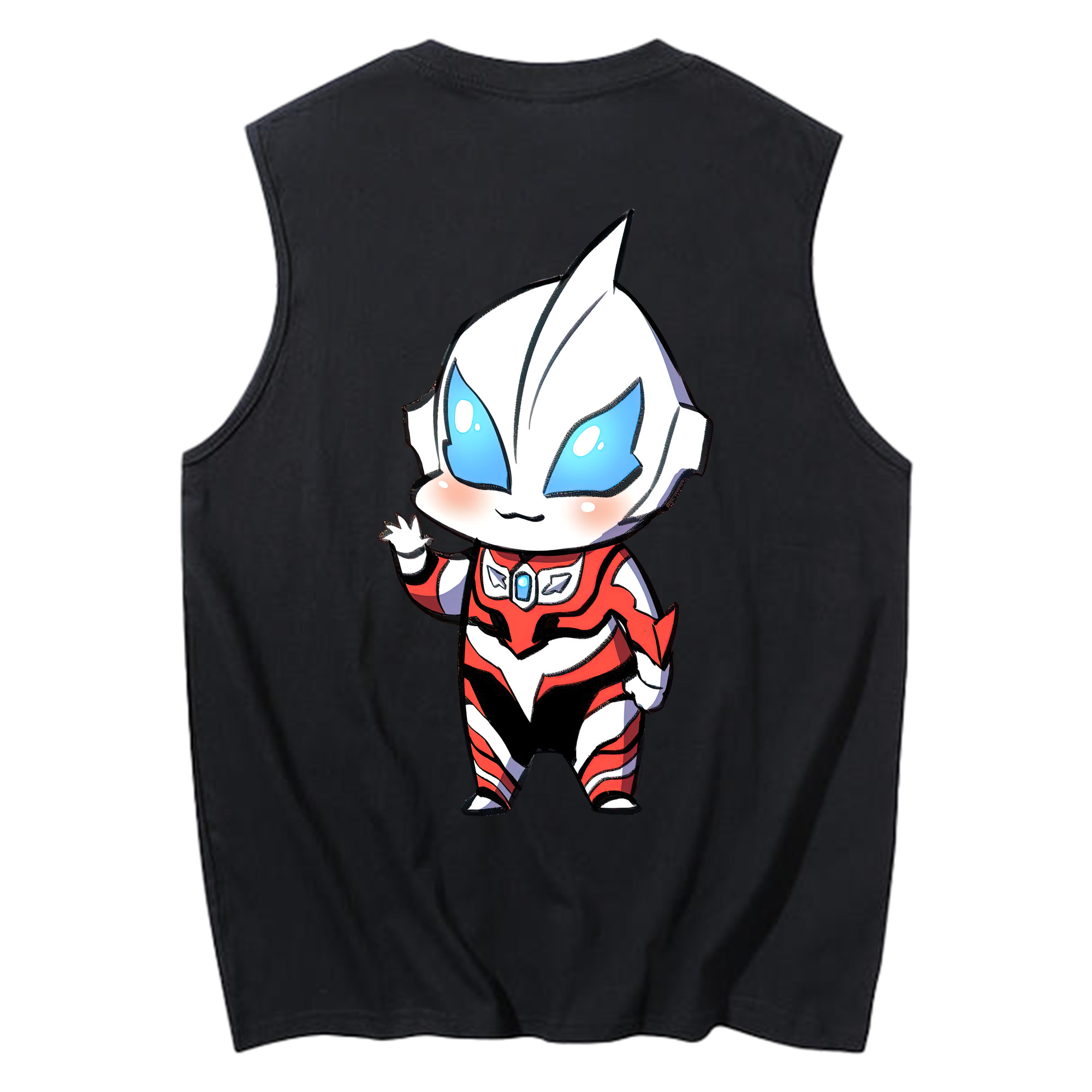 （画像用） ウルトラマン Ultraman コットン100％タンクトップ（背面プリント）