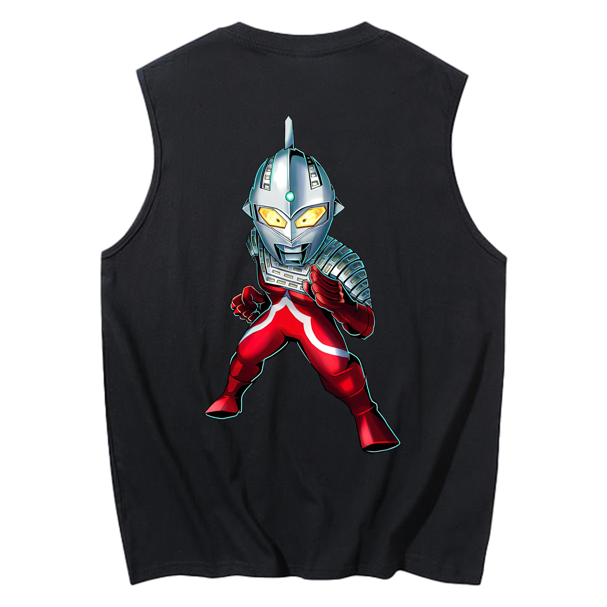 （画像用） ウルトラマン Ultraman コットン100％タンクトップ（背面プリント）