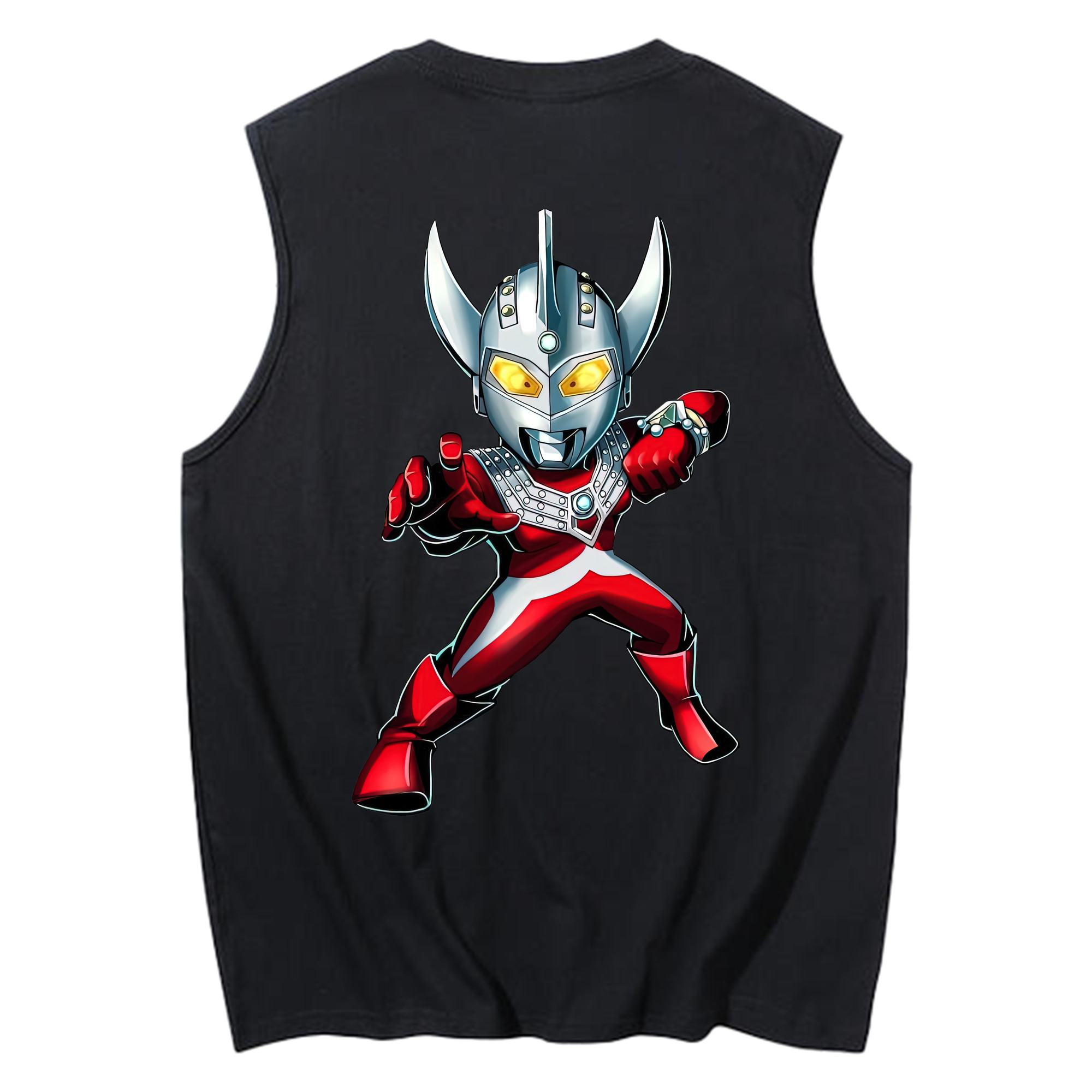 （画像用） ウルトラマン Ultraman コットン100％タンクトップ（背面プリント）