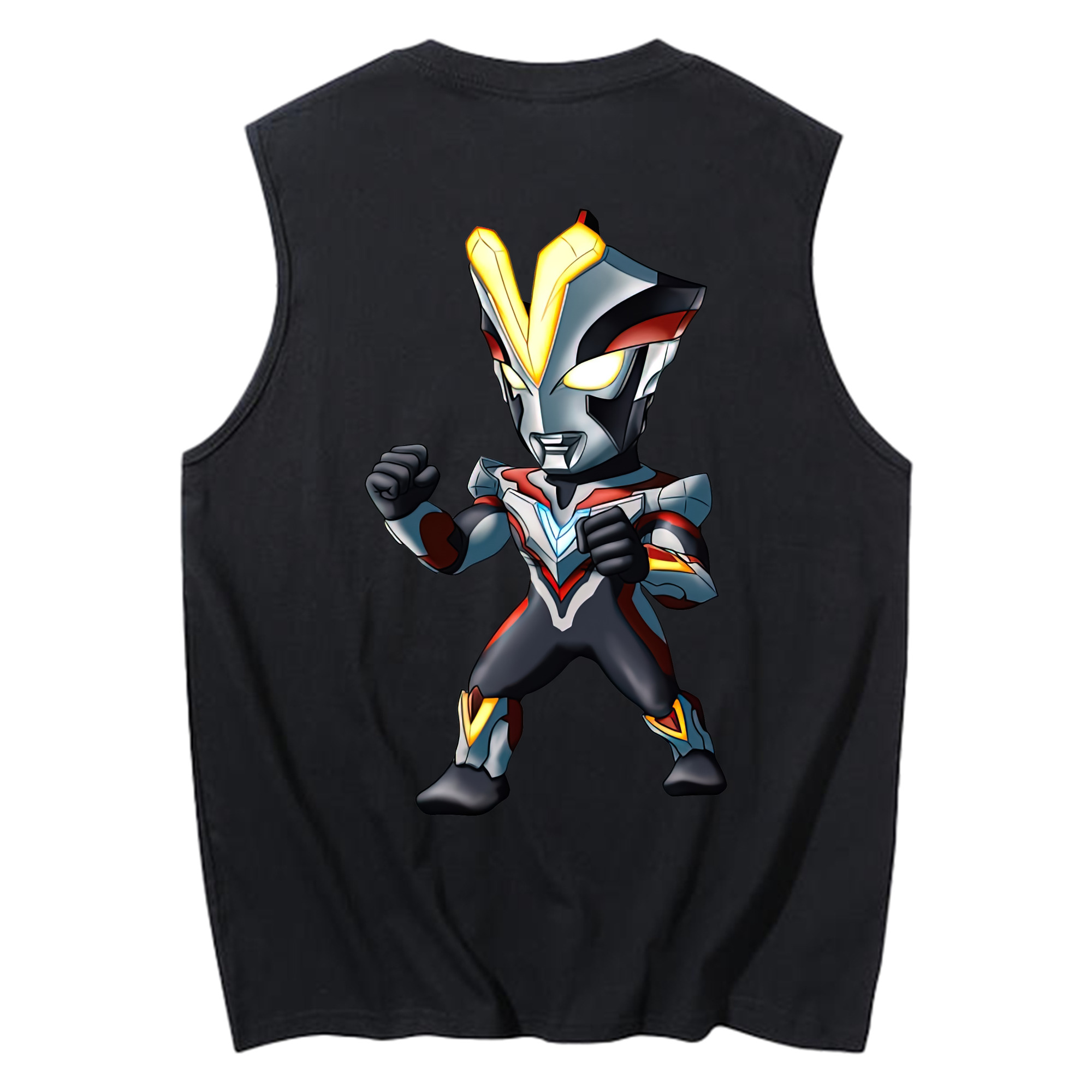 （画像用） ウルトラマン Ultraman コットン100％タンクトップ（背面プリント）