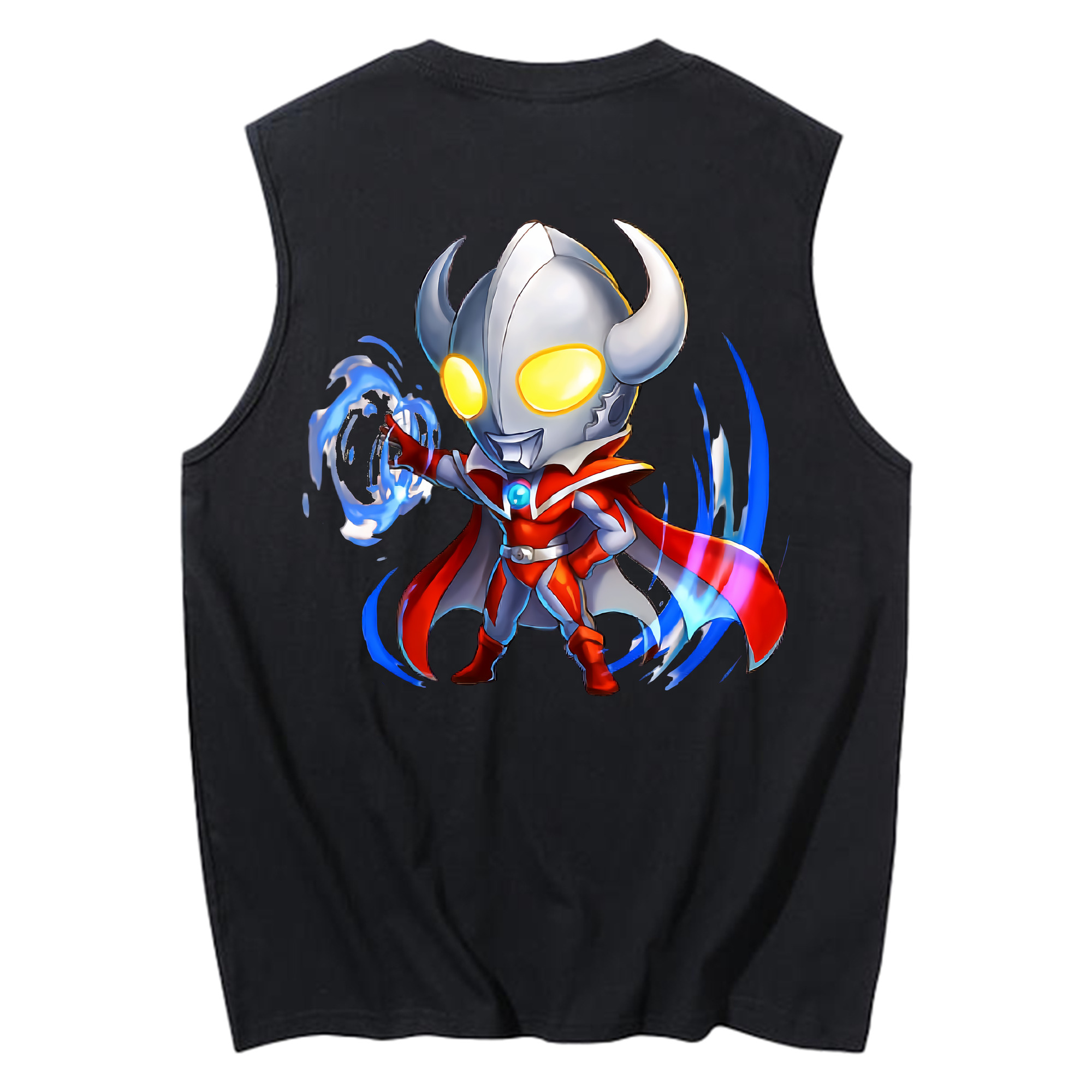 （画像用） ウルトラマン Ultraman コットン100％タンクトップ（背面プリント）