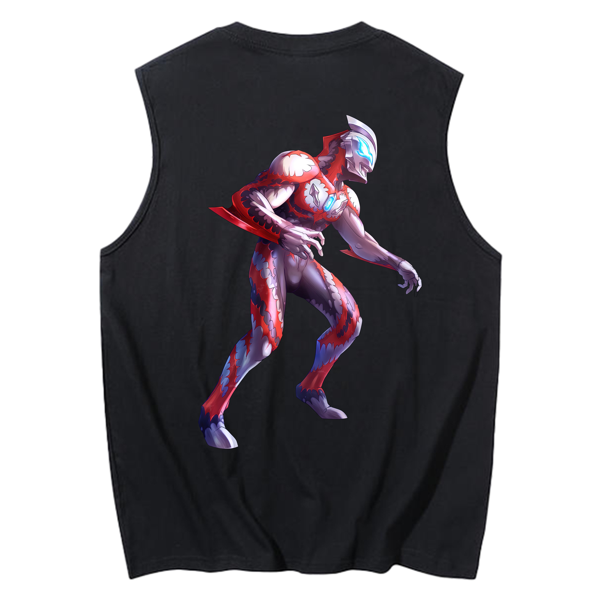 （画像用） ウルトラマン Ultraman コットン100％タンクトップ（背面プリント）