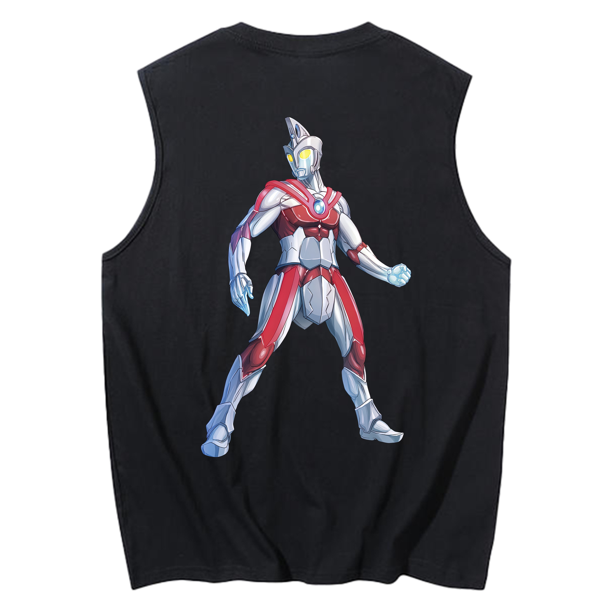 （画像用） ウルトラマン Ultraman コットン100％タンクトップ（背面プリント）