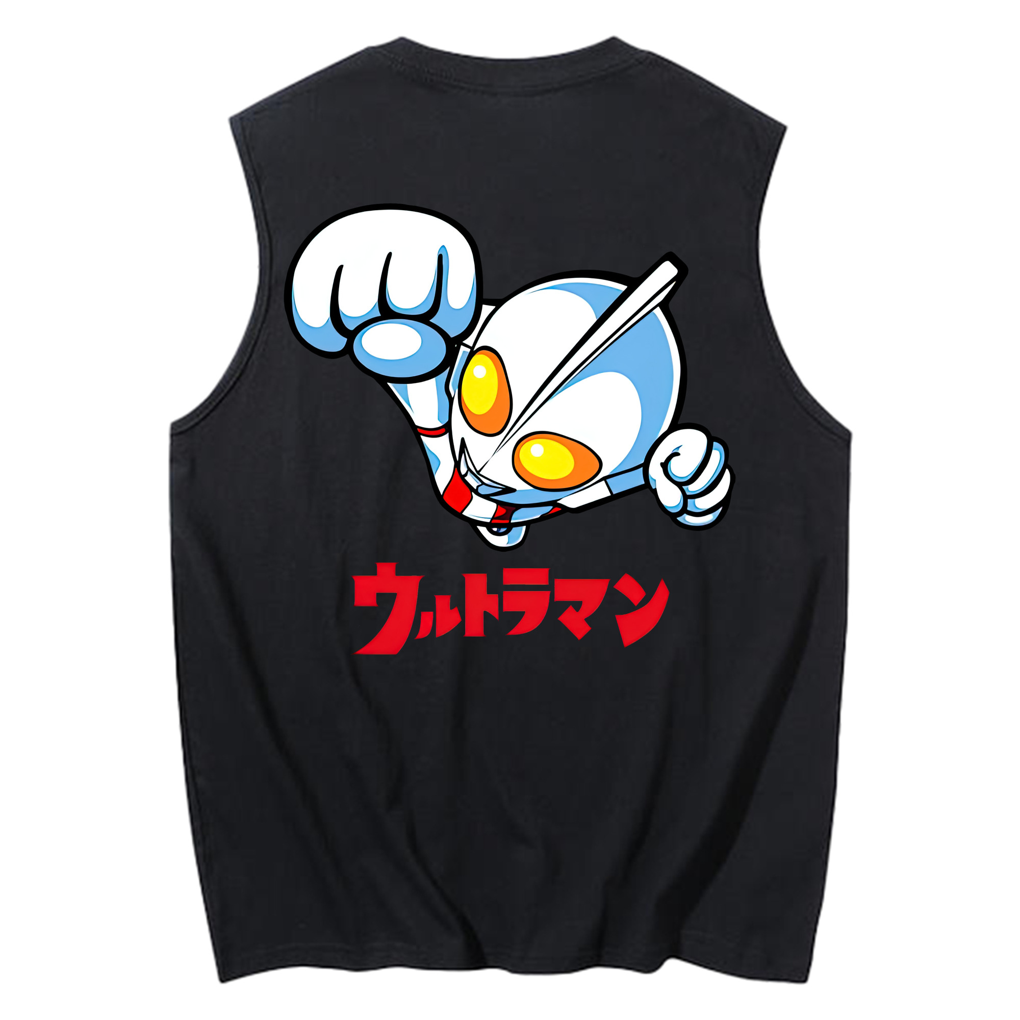 （画像用） ウルトラマン Ultraman コットン100％タンクトップ（背面プリント）