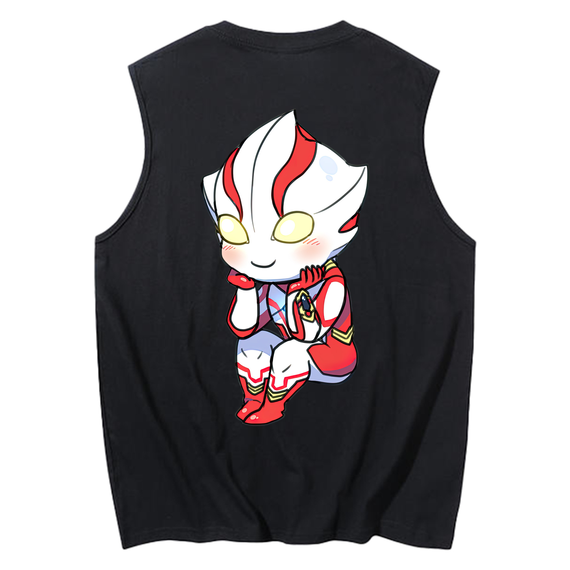 （画像用） ウルトラマン Ultraman コットン100％タンクトップ（背面プリント）