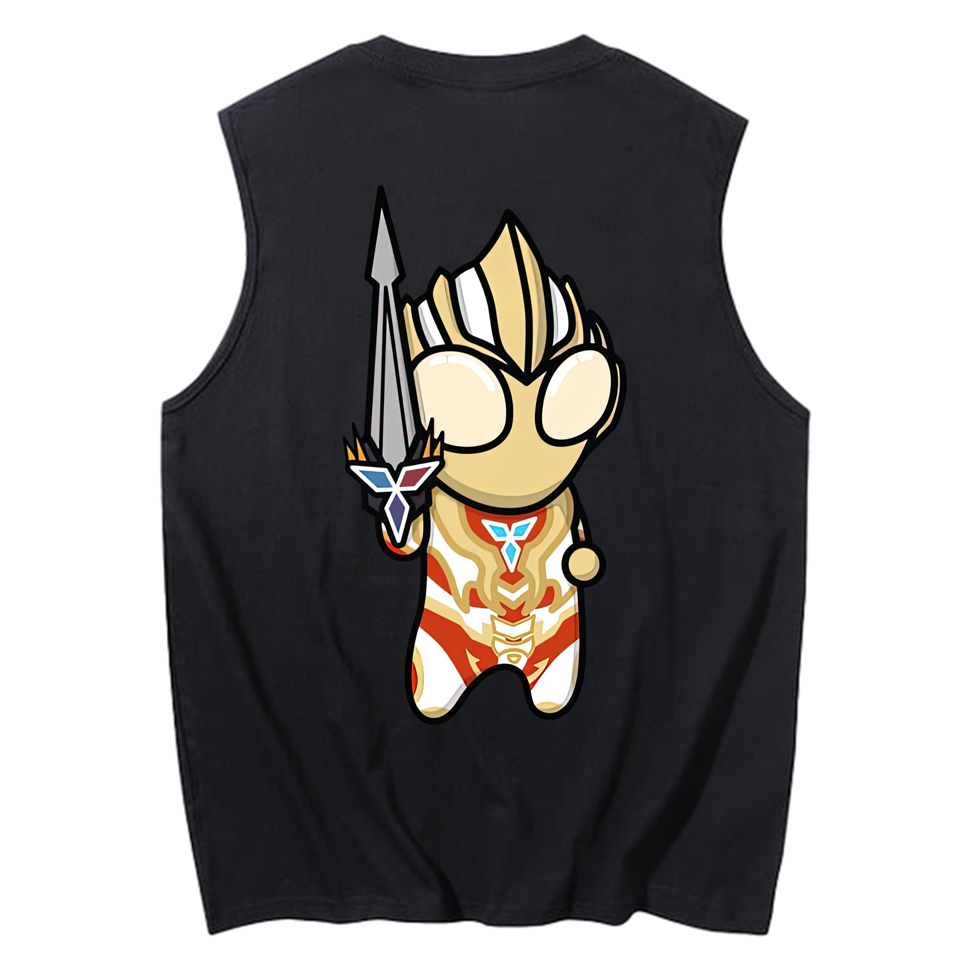 （画像用） ウルトラマン Ultraman コットン100％タンクトップ（背面プリント）