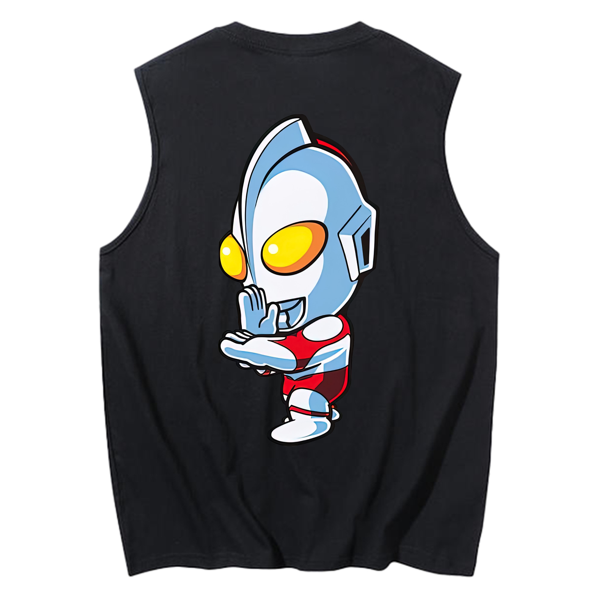 （画像用） ウルトラマン Ultraman コットン100％タンクトップ（背面プリント）