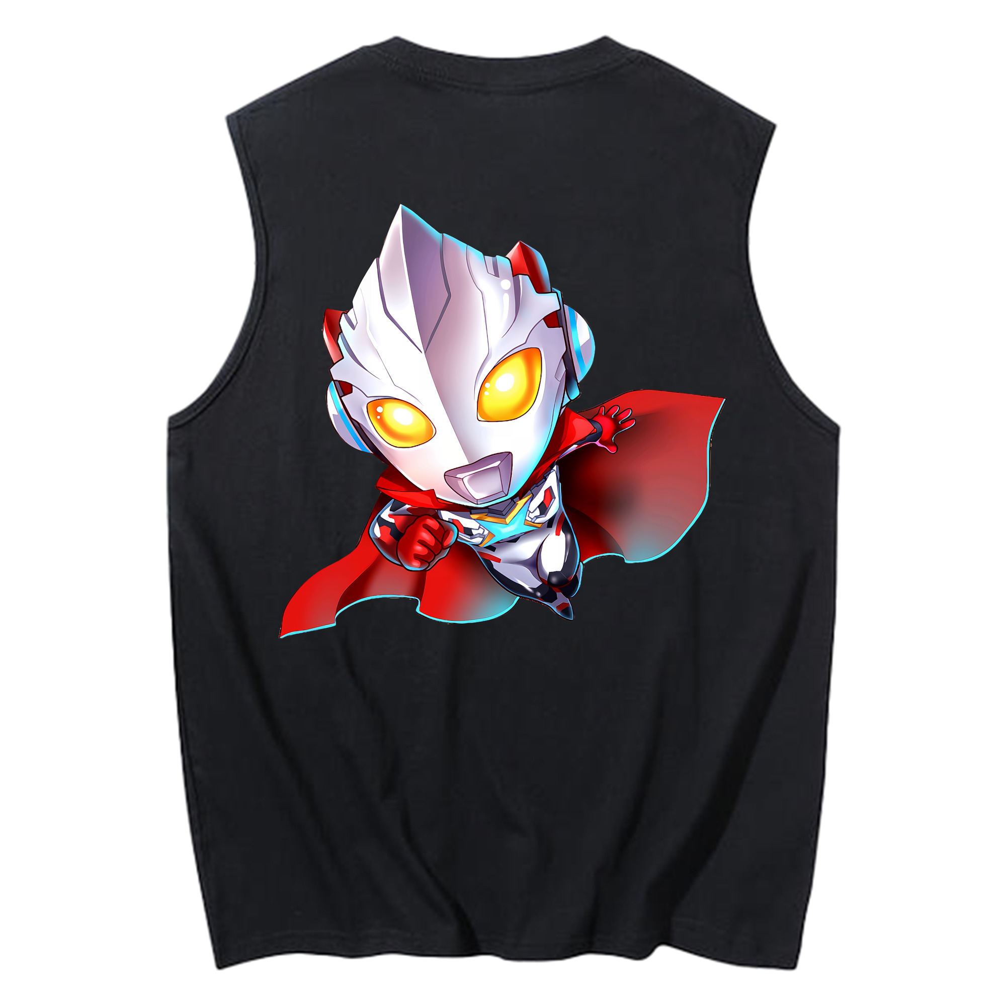 （画像用） ウルトラマン Ultraman コットン100％タンクトップ（背面プリント）