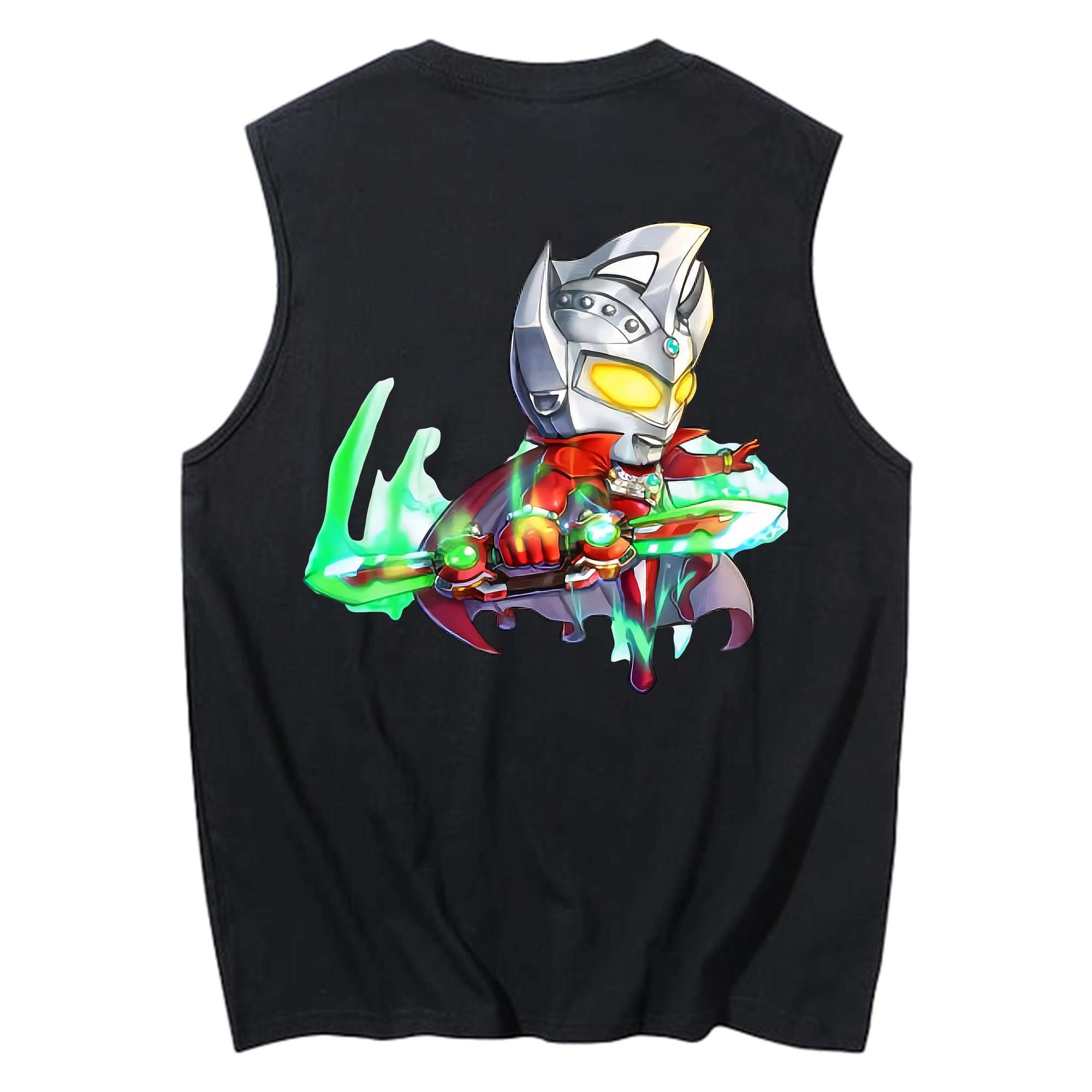 （画像用） ウルトラマン Ultraman コットン100％タンクトップ（背面プリント）