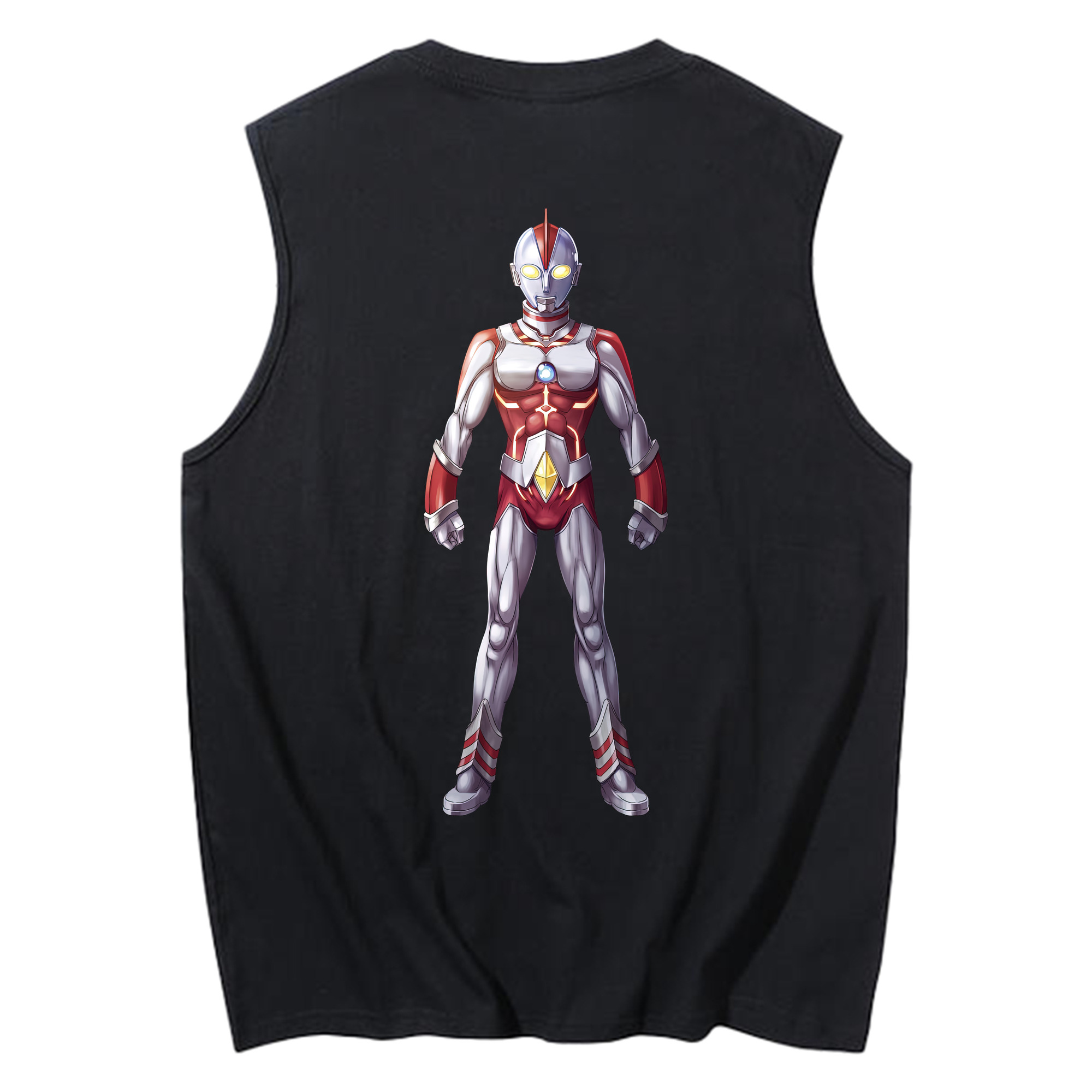 （画像用） ウルトラマン Ultraman コットン100％タンクトップ（背面プリント）