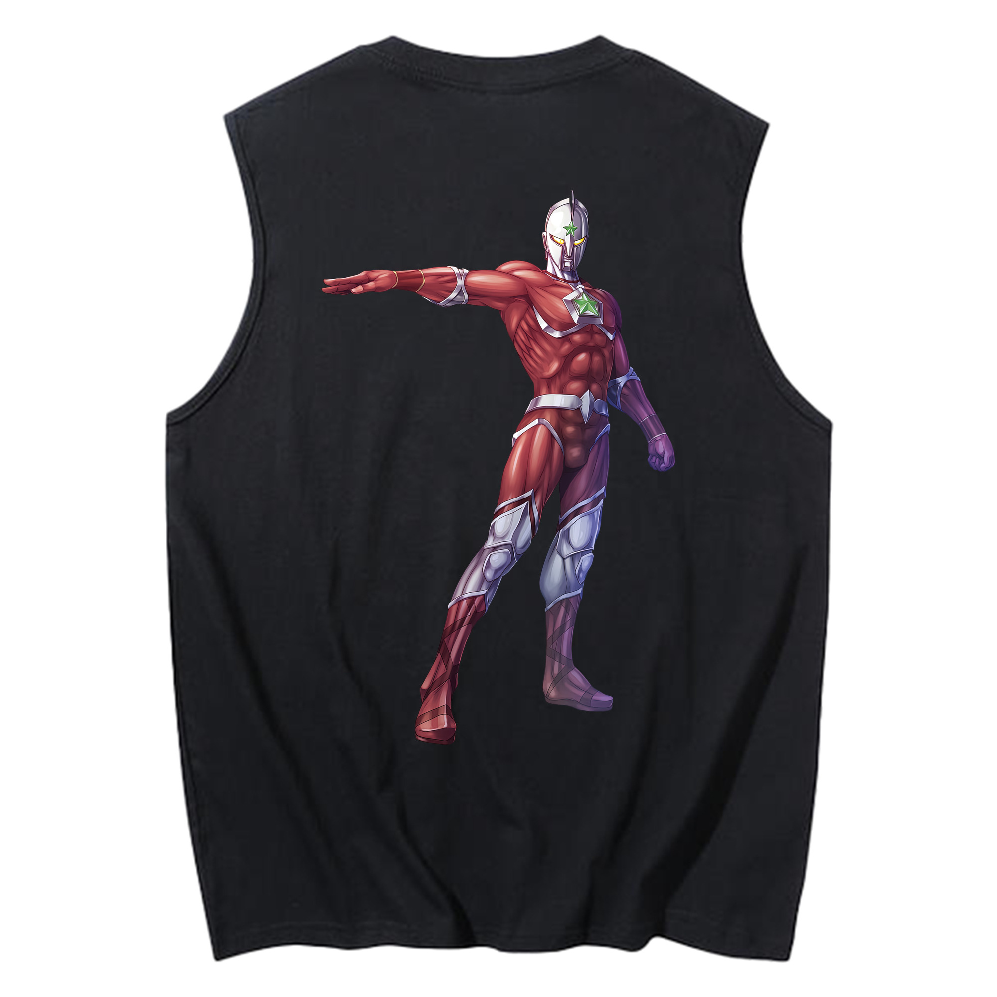 （画像用） ウルトラマン Ultraman コットン100％タンクトップ（背面プリント）