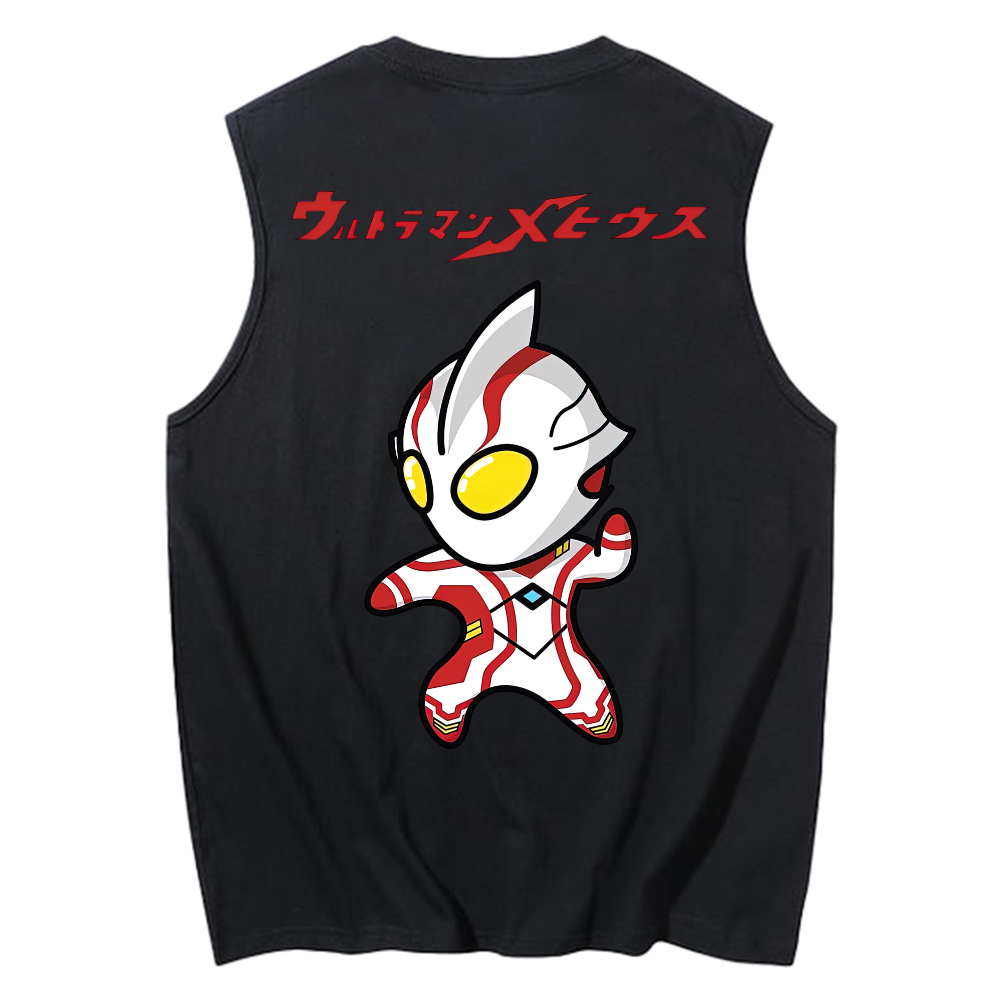 （画像用） ウルトラマン Ultraman コットン100％タンクトップ（背面プリント）