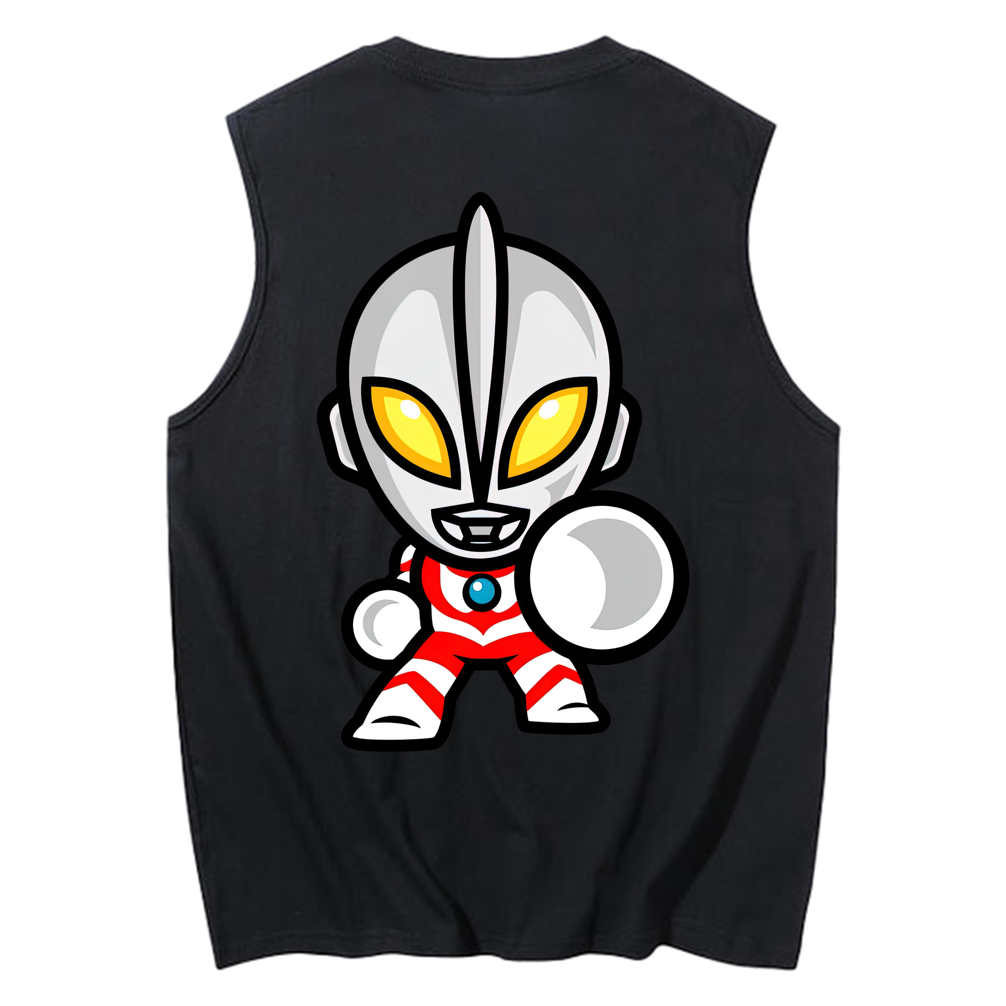 （画像用） ウルトラマン Ultraman コットン100％タンクトップ（背面プリント）