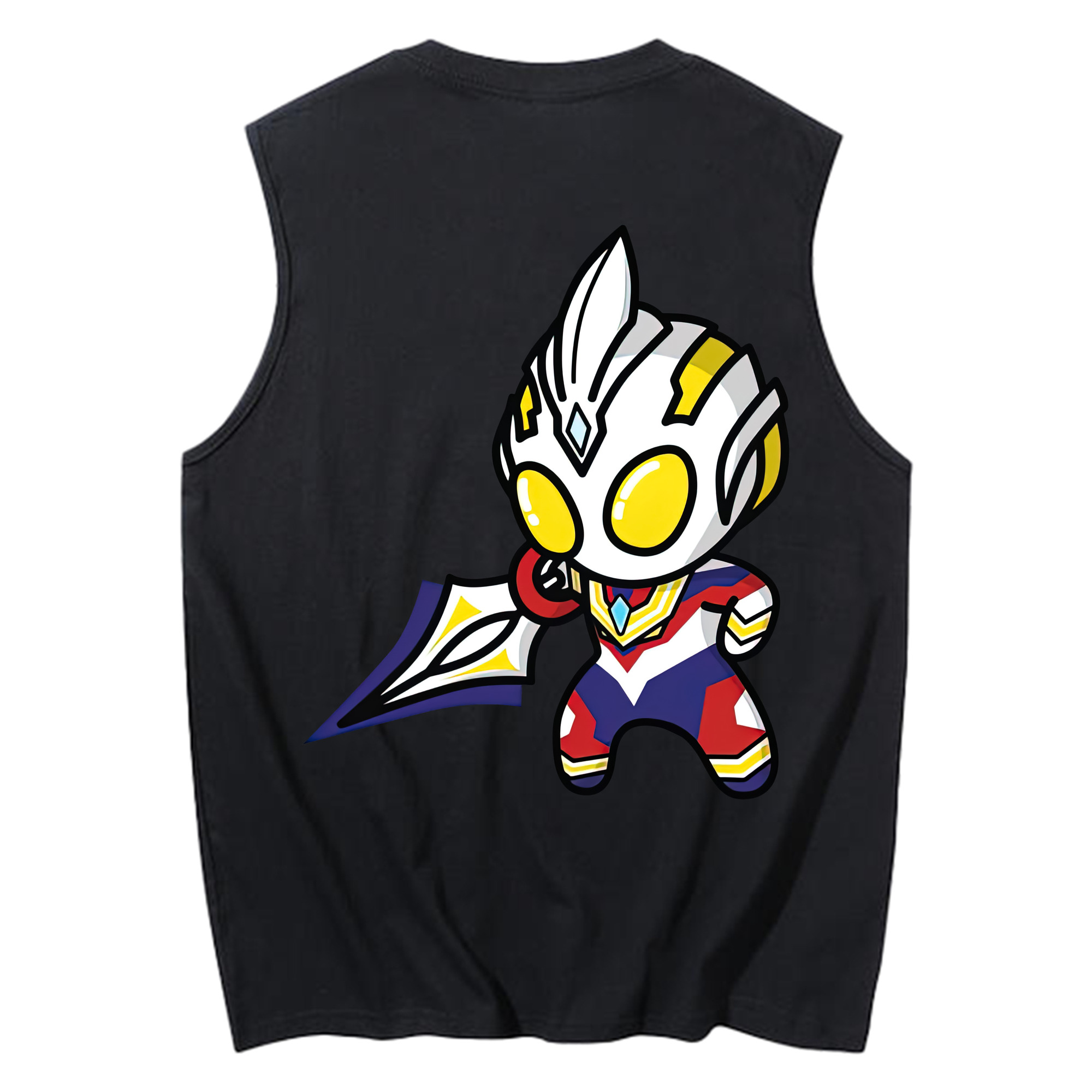 （画像用） ウルトラマン Ultraman コットン100％タンクトップ（背面プリント）