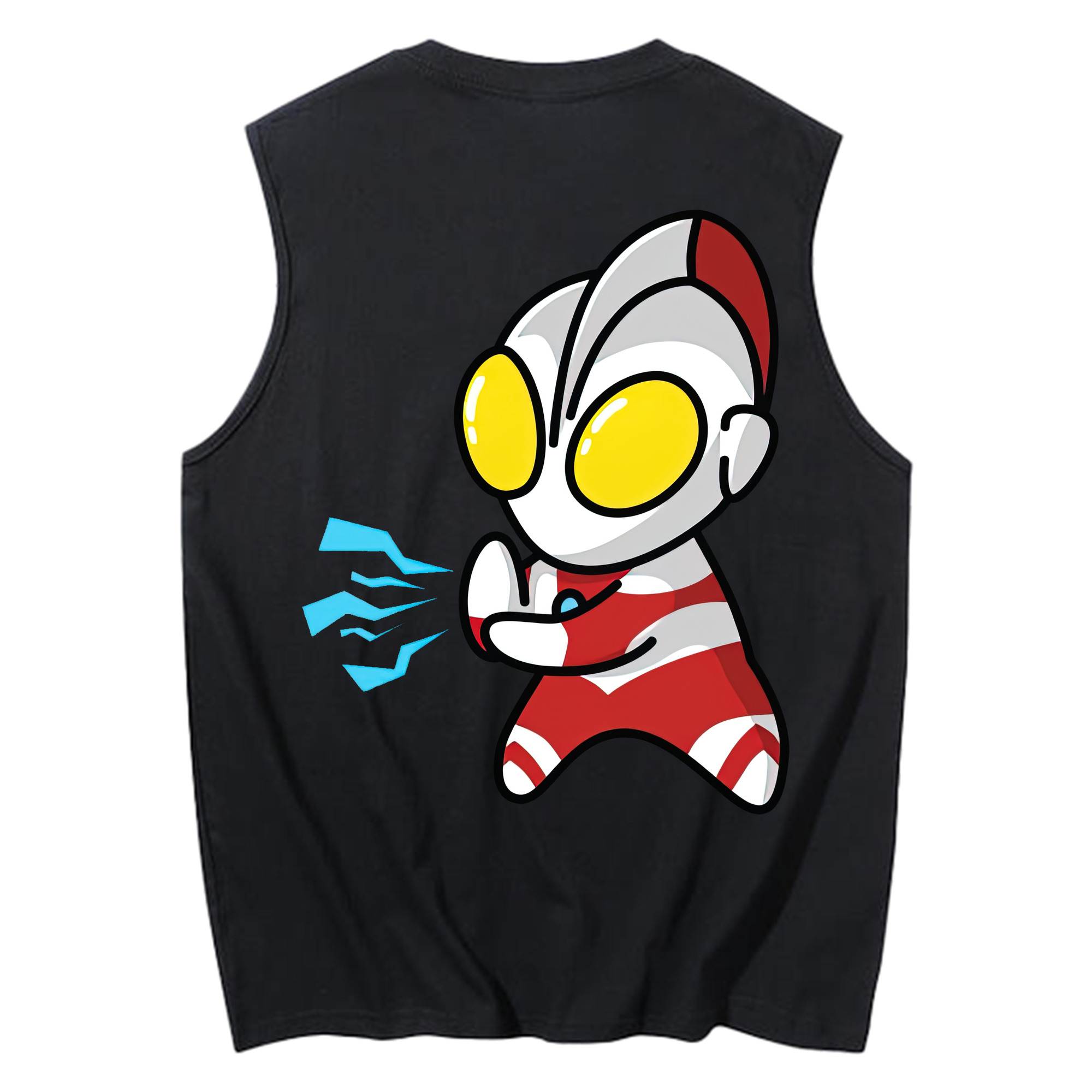 （画像用） ウルトラマン Ultraman コットン100％タンクトップ（背面プリント）