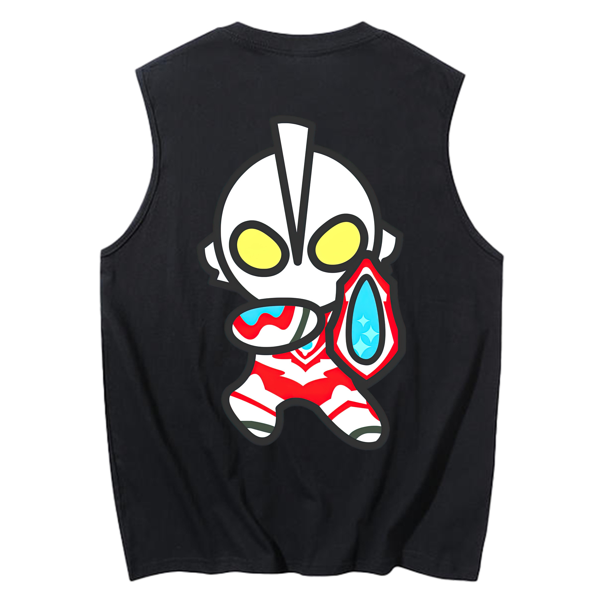 （画像用） ウルトラマン Ultraman コットン100％タンクトップ（背面プリント）