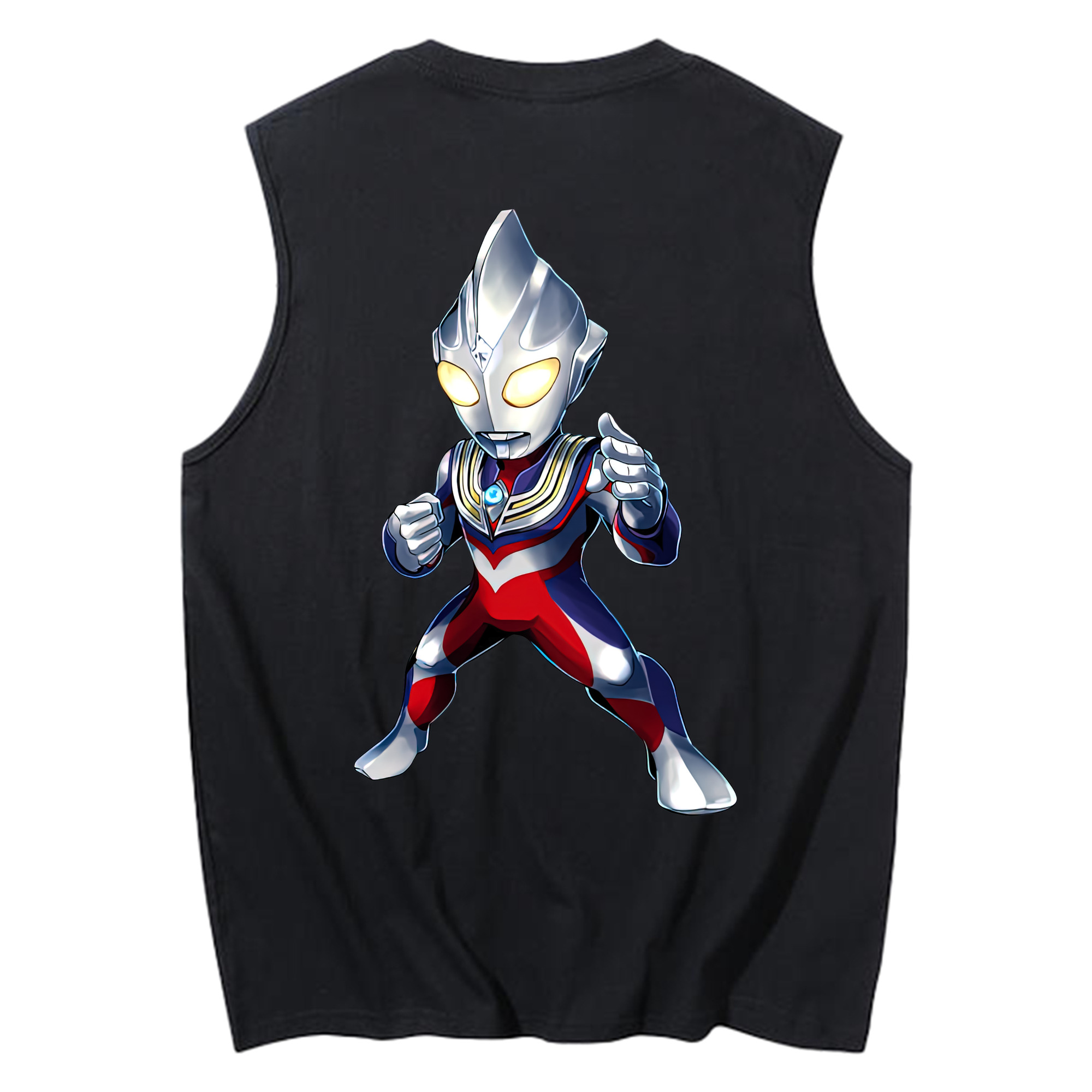 （画像用） ウルトラマン Ultraman コットン100％タンクトップ（背面プリント）