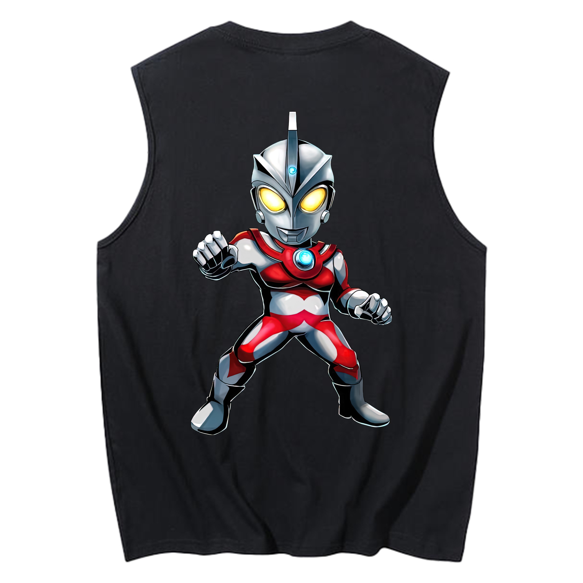 （画像用） ウルトラマン Ultraman コットン100％タンクトップ（背面プリント）