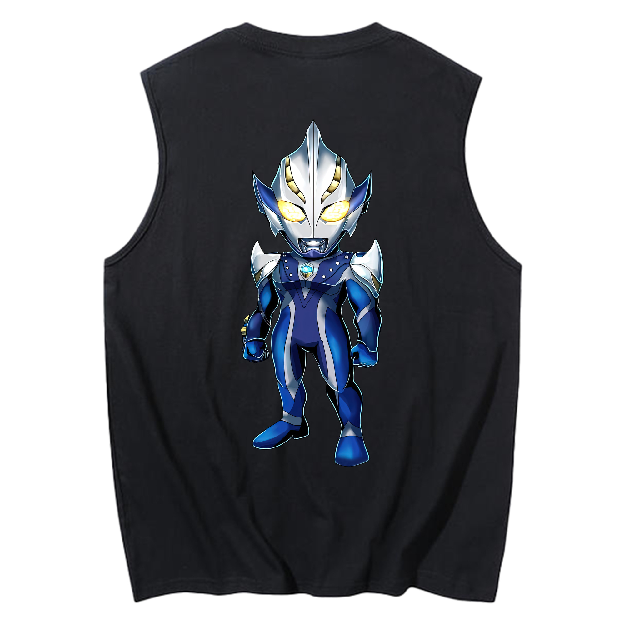 （画像用） ウルトラマン Ultraman コットン100％タンクトップ（背面プリント）