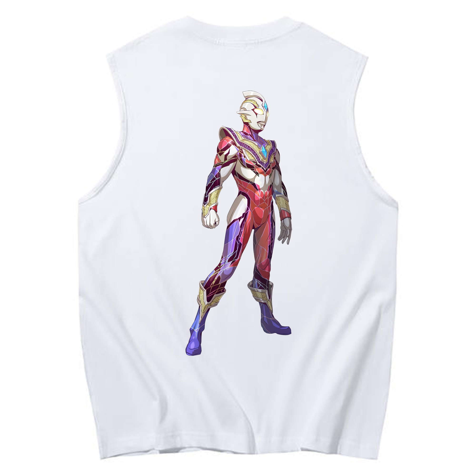 （画像用） ウルトラマン Ultraman コットン100％タンクトップ（背面プリント）