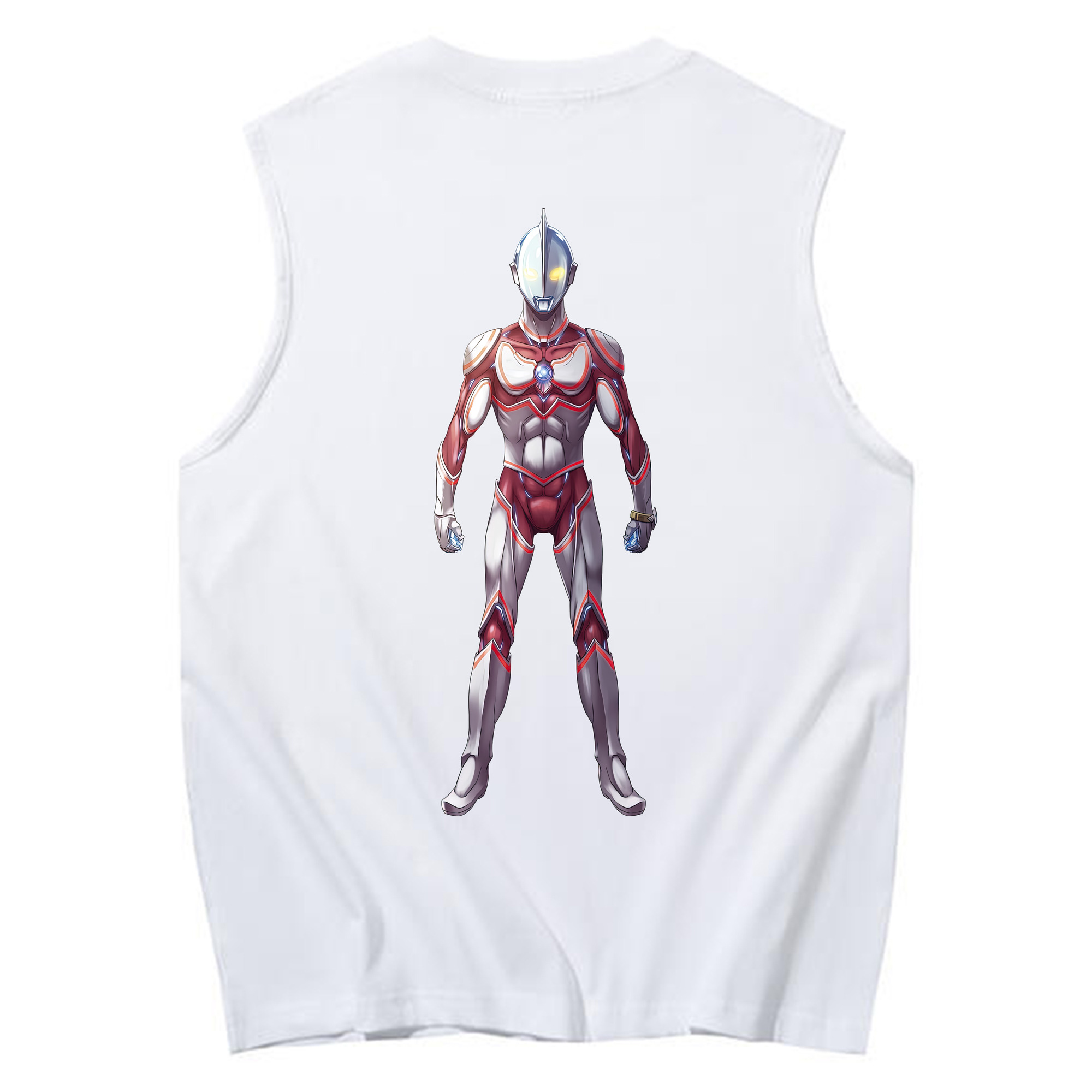 （画像用） ウルトラマン Ultraman コットン100％タンクトップ（背面プリント）